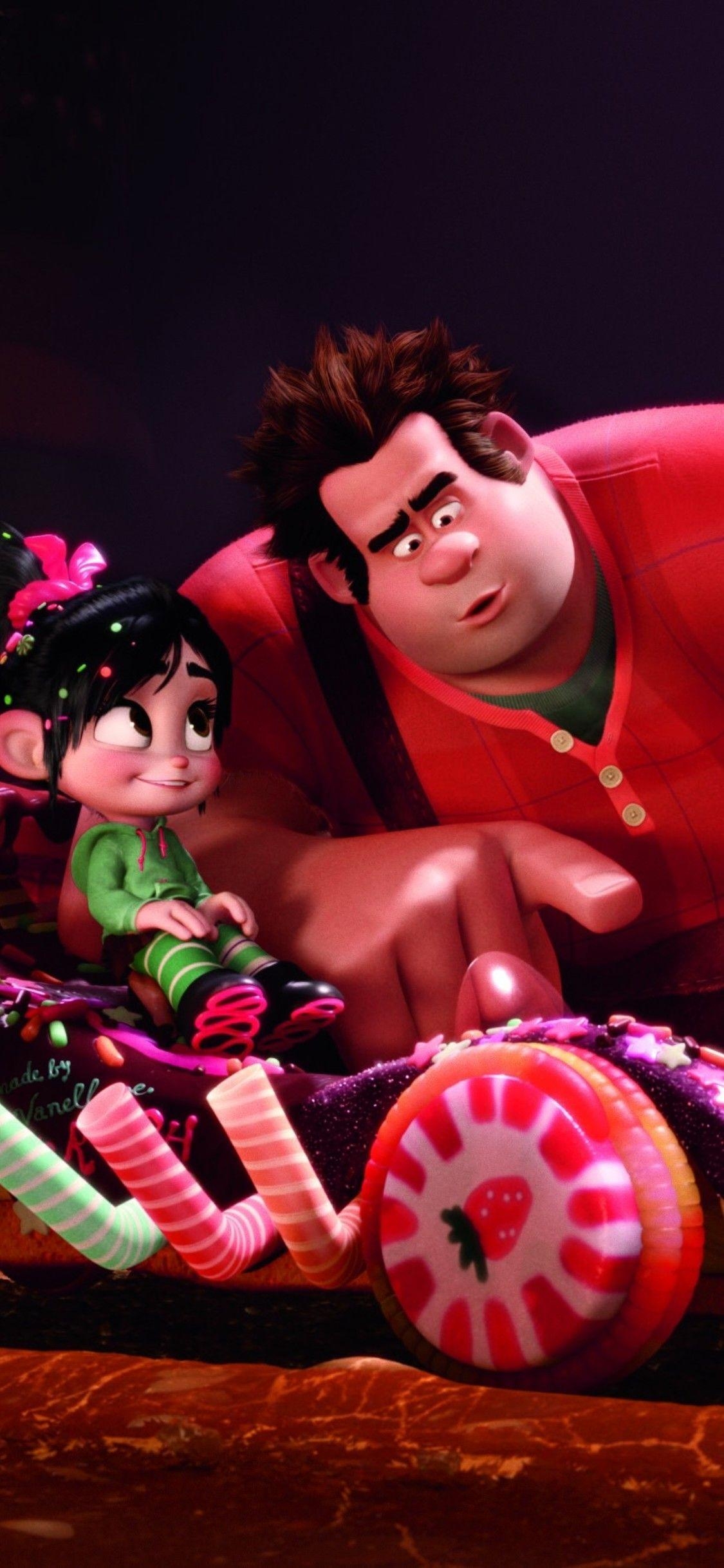 Ralph 2, 2018, Film, Disney, iPhone Xs, 1130x2440 HD Handy