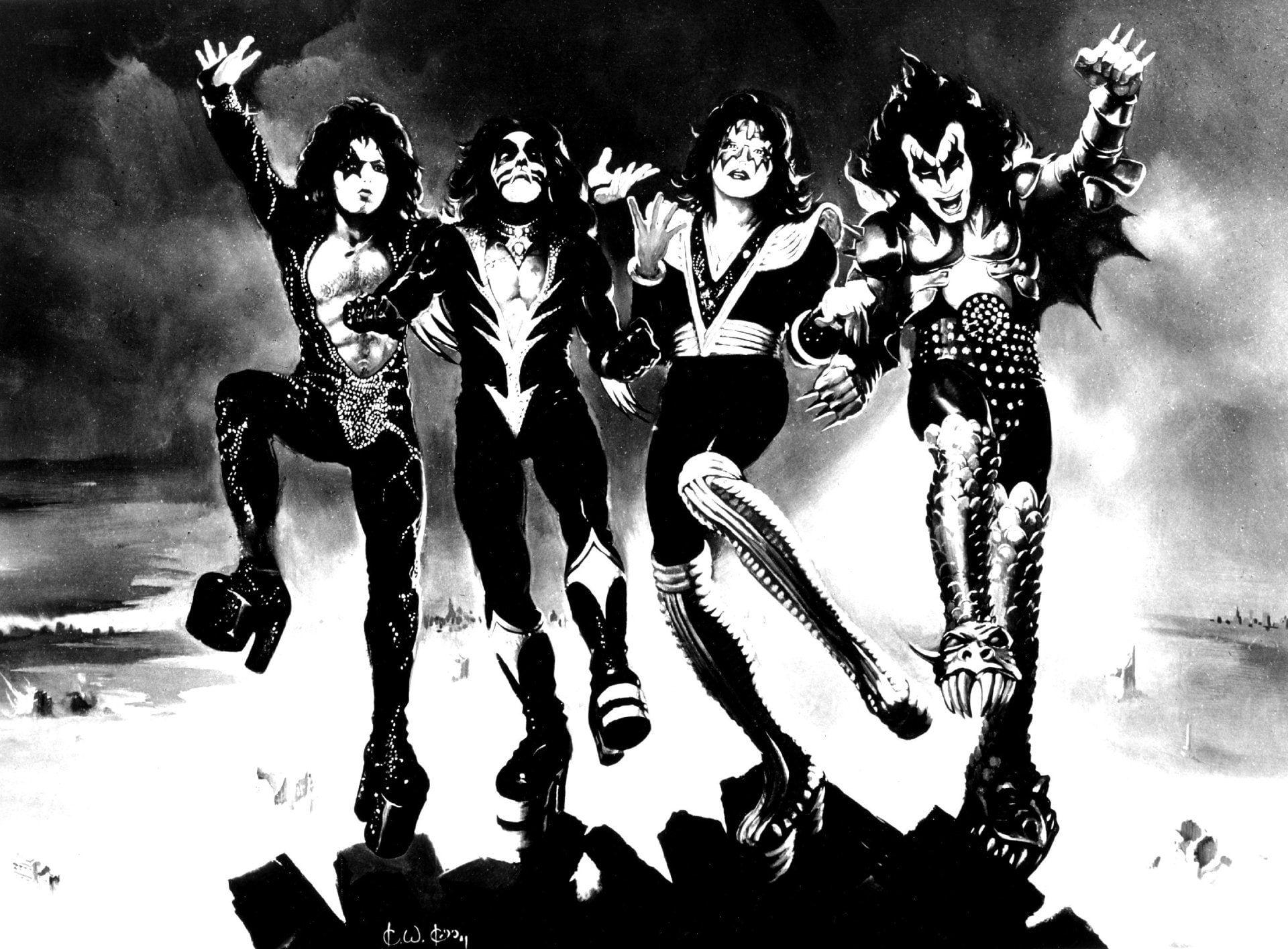 KISS Band, Gene Simmons, Albumcover, Rock, Musik, 1920x1420 HD Desktop