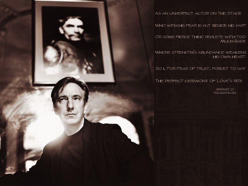 Alan Rickman, Snape, Harry Potter, Schauspieler, Kino, 1030x770 HD Desktop