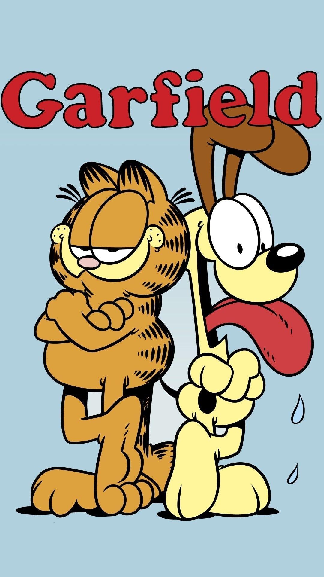 Garfield, Hintergrund, Zeichentrick, Comic, Katze, 1080x1920 Full HD Handy