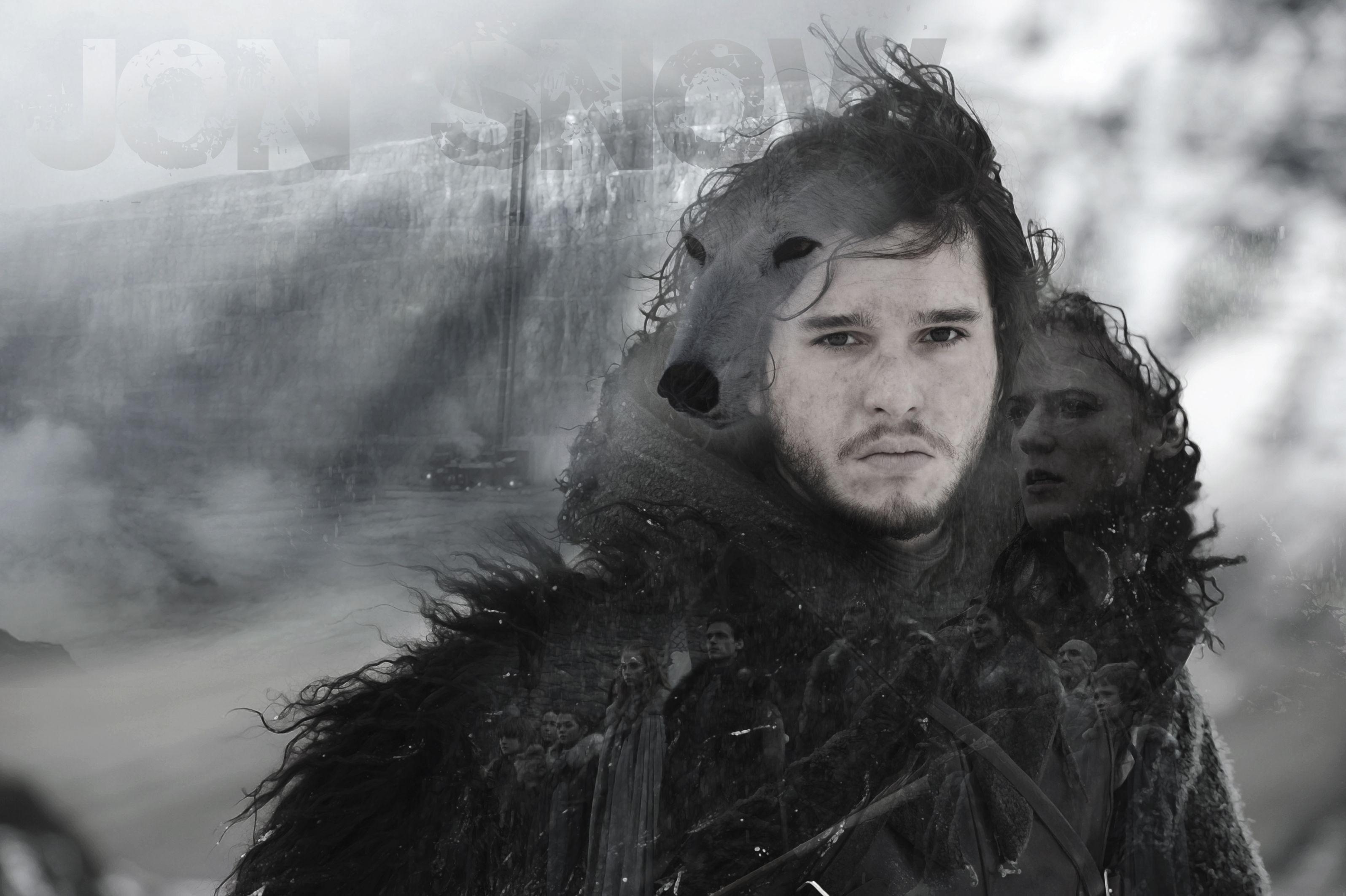 Jon Snow, Minimalistisch, Effektiv, Hintergrund, Keine Spoiler, 3200x2130 HD Desktop