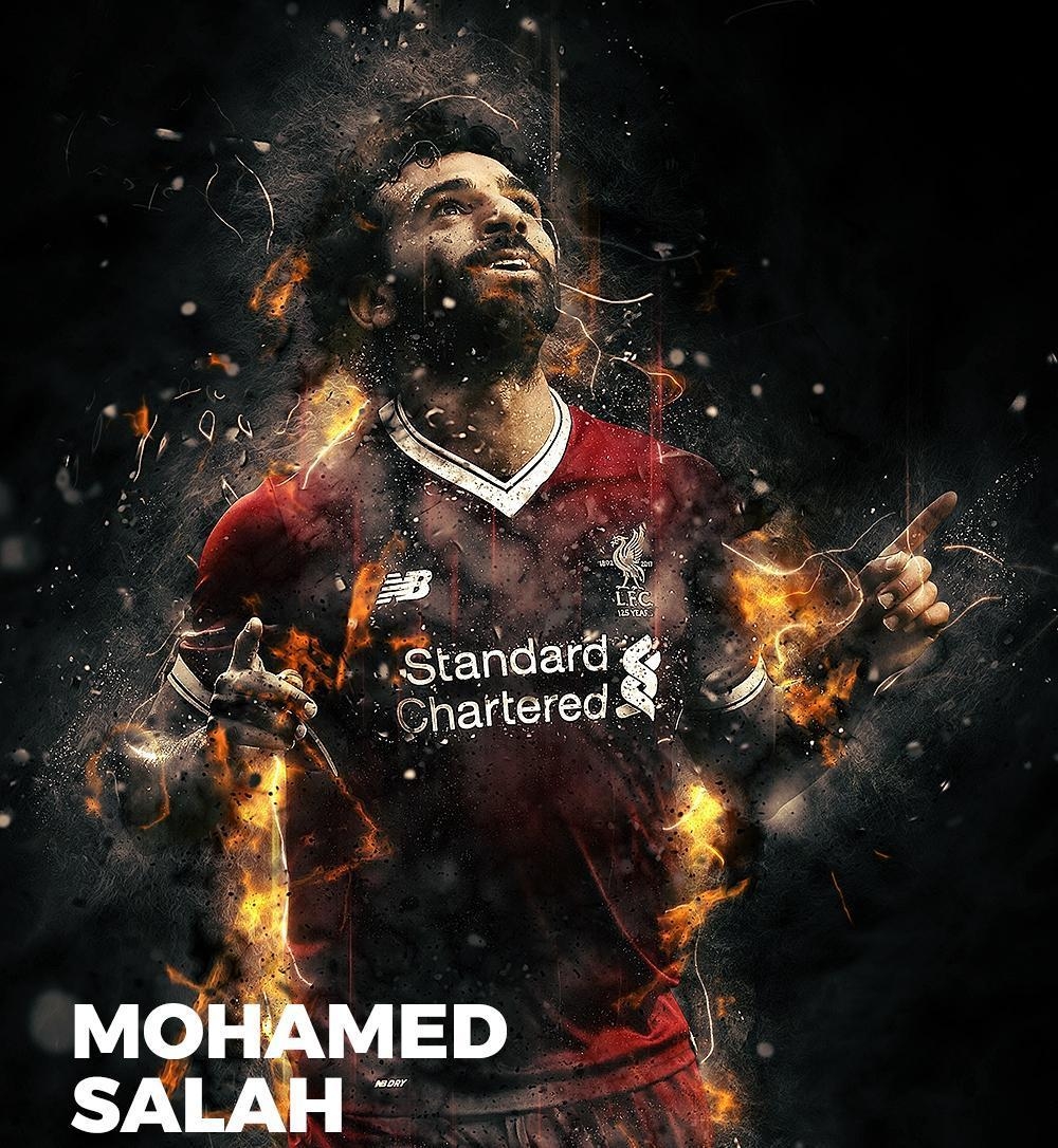 Mohamed Salah, Android, Fußball, HD, Wallpaper, 1000x1090 HD Handy