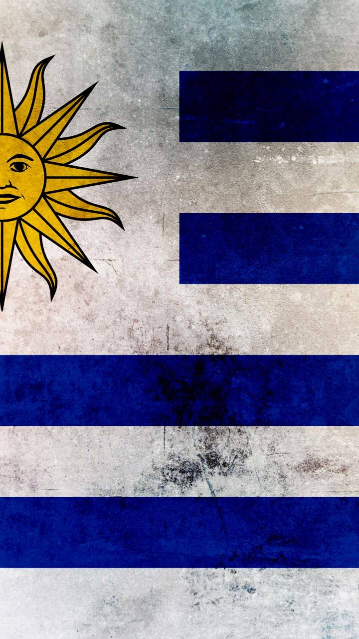 Uruguay, Flagge, Nationalfarben, Südamerika, Identität, 720x1280 HD Handy