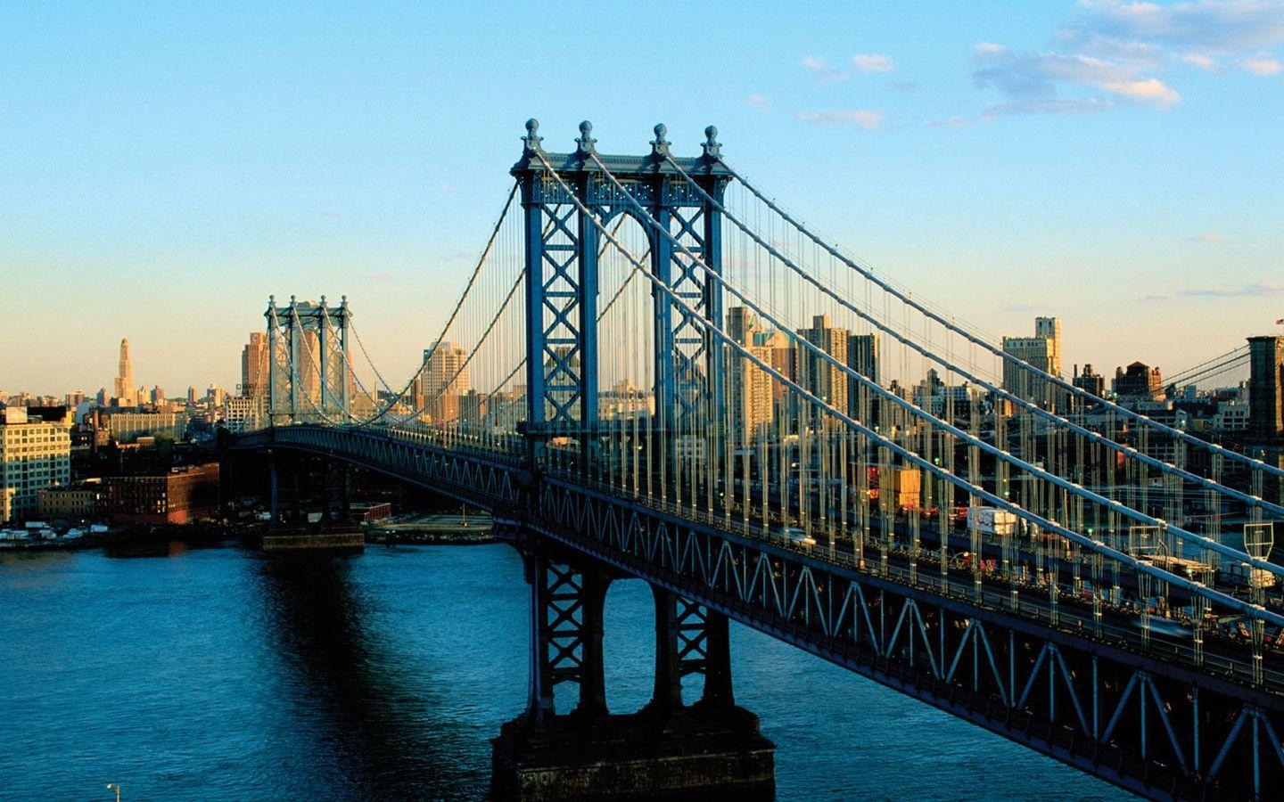 Manhattan Bridge, Vereinigte Staaten, Reisen, New York, Ikonisch, 1440x900 HD Desktop