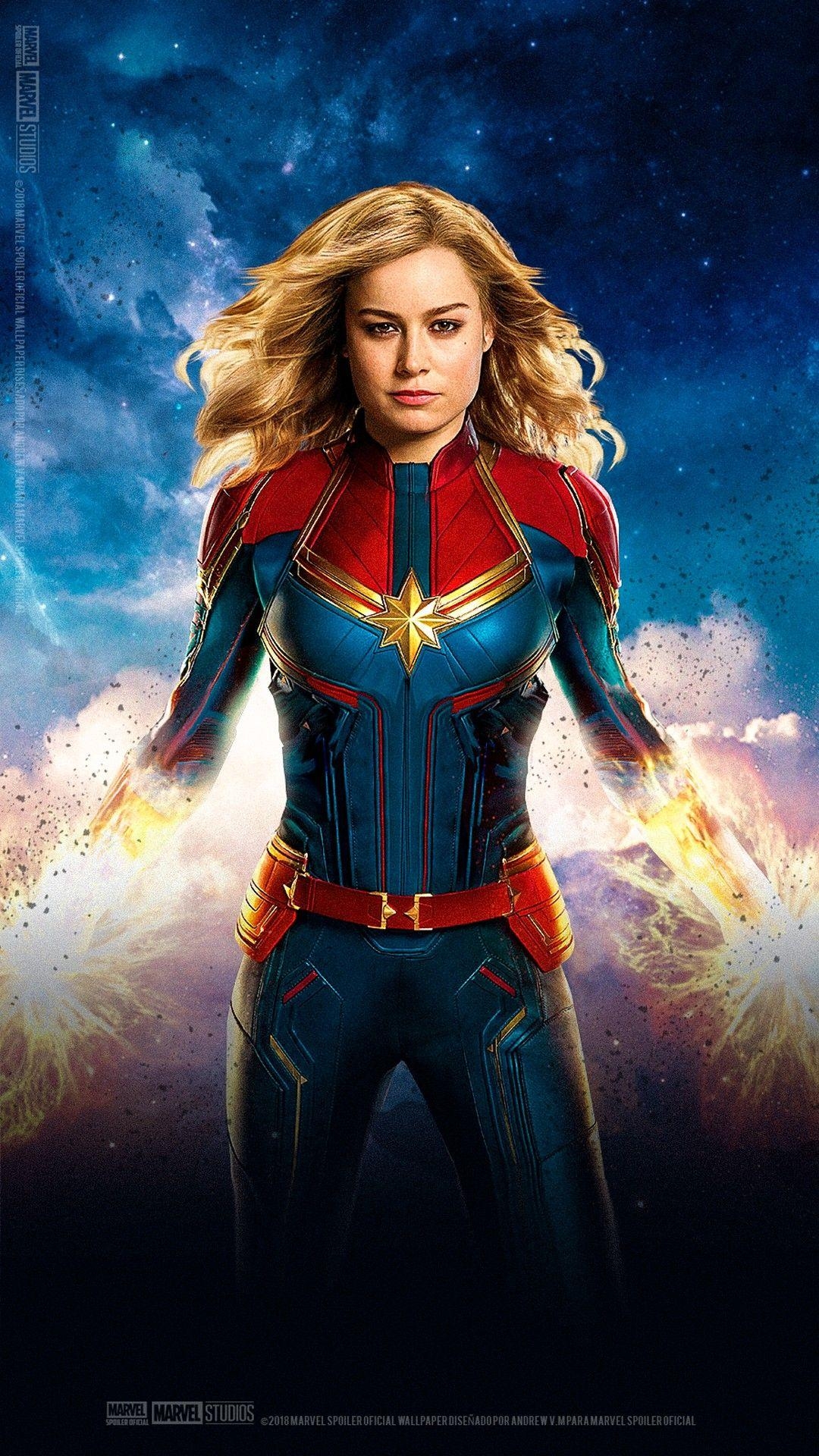 Marvel, HD, Hintergrund, Superheldin, Start, 1080x1920 Full HD Handy