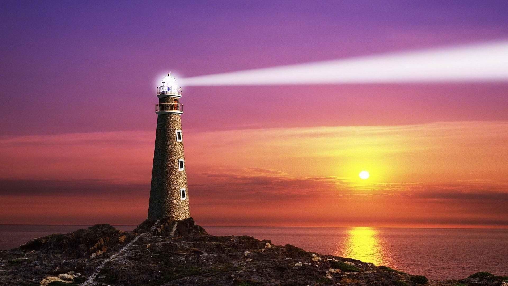 Leuchtturm, Hintergrundbild, 1920x1080, Meer, Küste, 1920x1080 Full HD Desktop