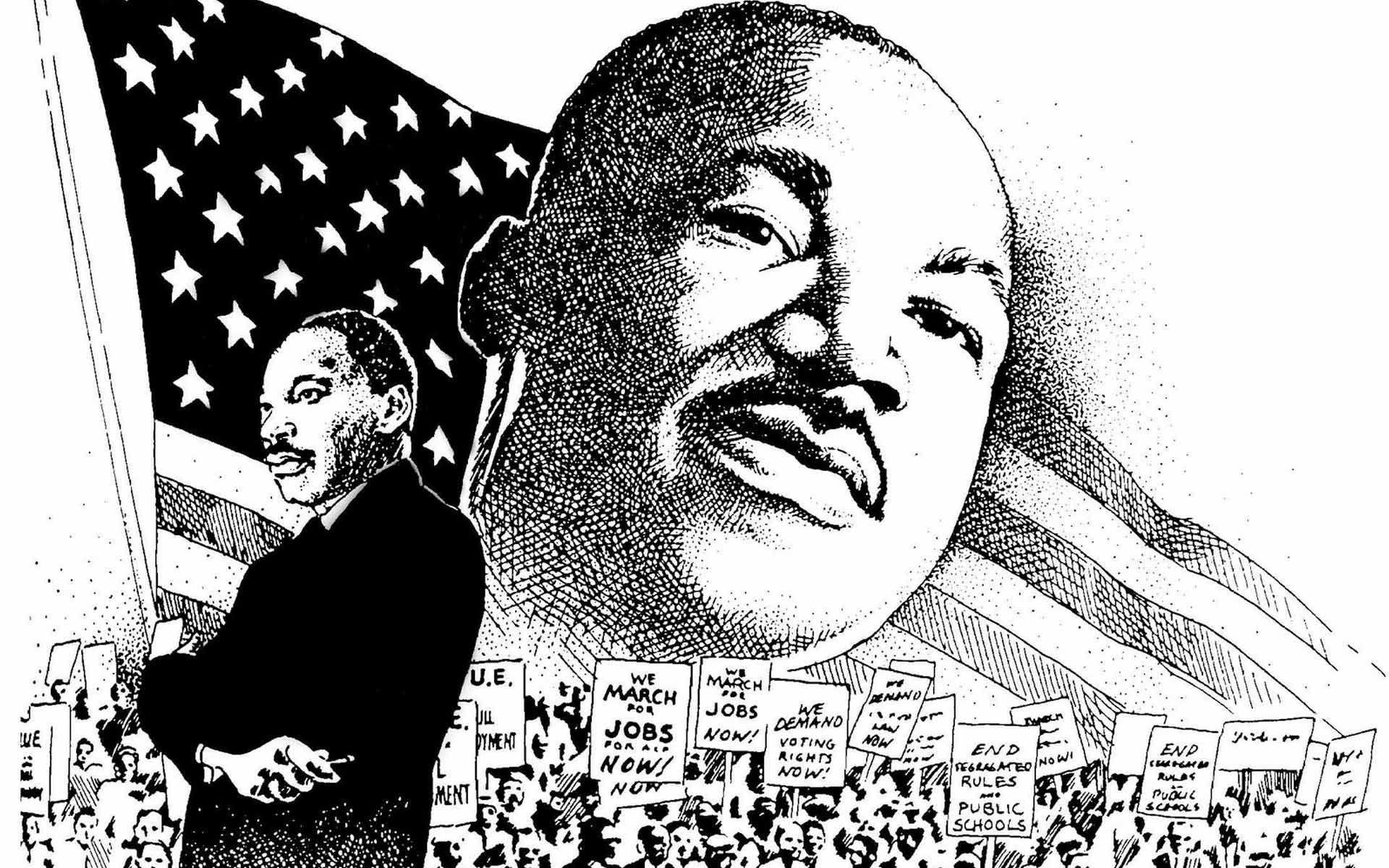 Martin Luther King Jr, Foto, Bürgerrechte, Amerika, Friedenspreis, 1920x1200 HD Desktop