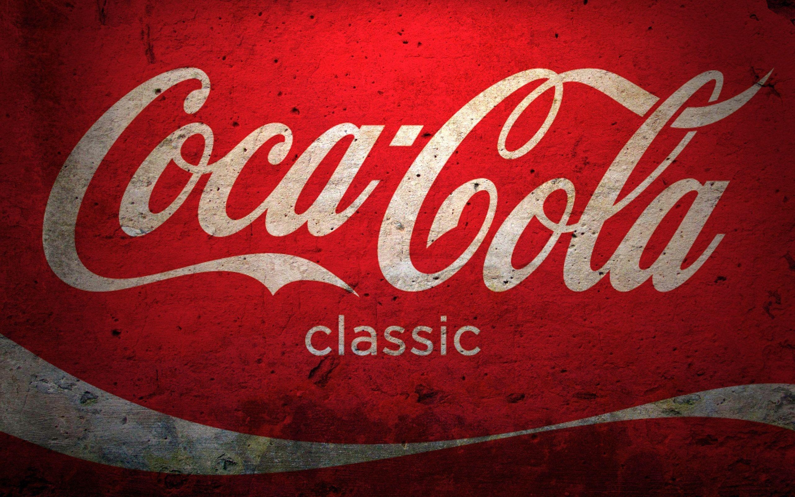 Coca-Cola, Retro-Design, Werbung, Getränke, Logo, 2560x1600 HD Desktop