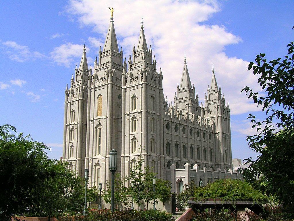 Salzsee Tempel Reisen Architektur Utah, 1030x770 HD Desktop