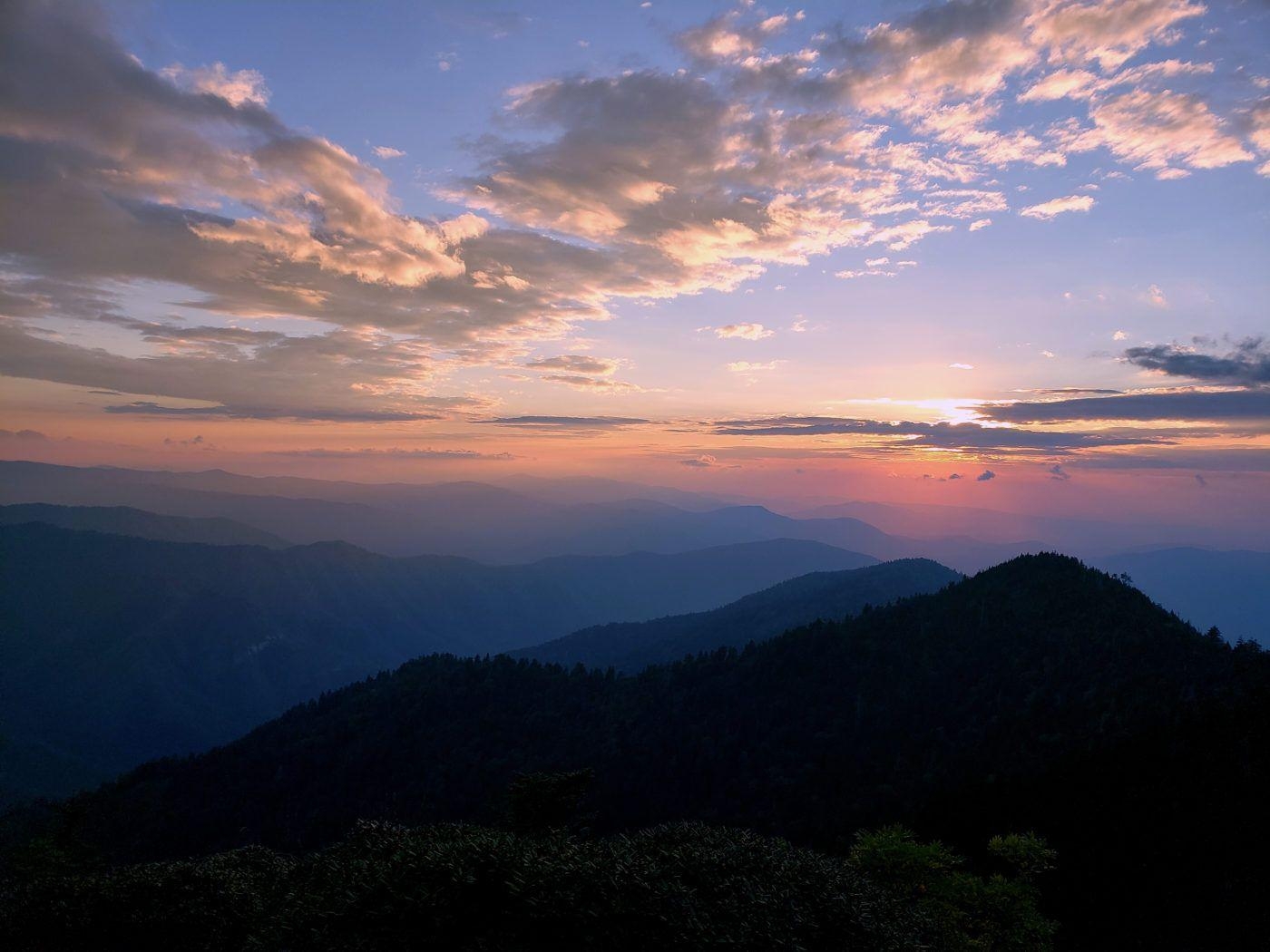 Sonnenuntergang, Schönste Orte, Gatlinburg, Smoky Mountains, Fotografie, 1400x1050 HD Desktop