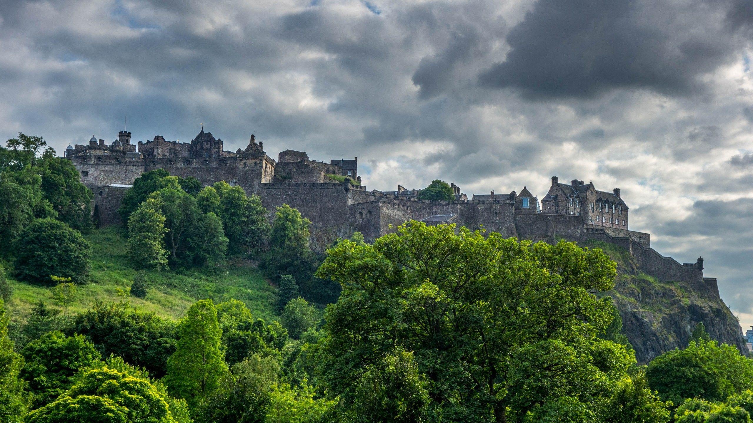 Edinburgh Schloss, Schottland, Geschichte, Tourismus, Kulturell, 2560x1440 HD Desktop