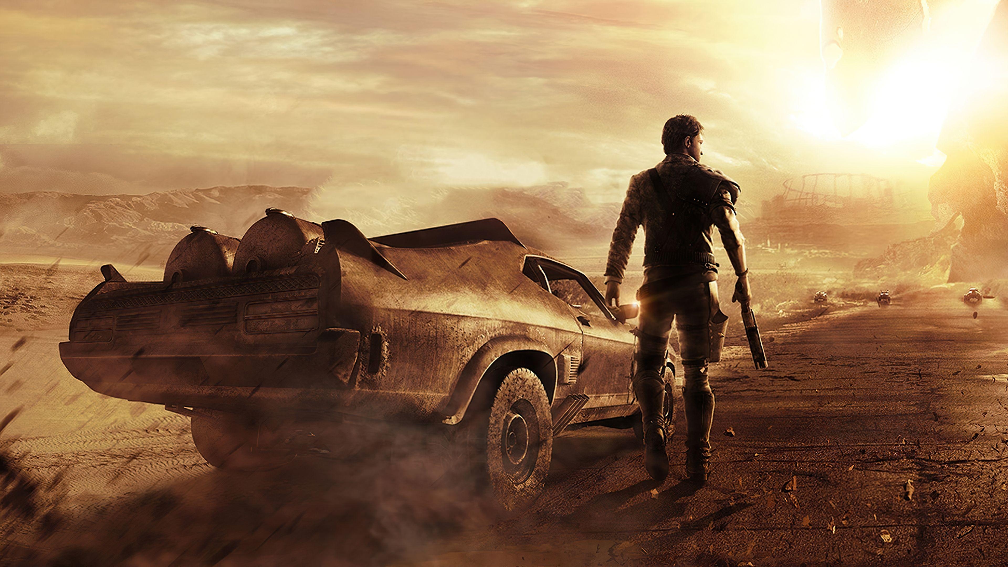 Mad Max, 4K, Spielgrafik, Abenteuer, Postapokalypse, 3840x2160 4K Desktop