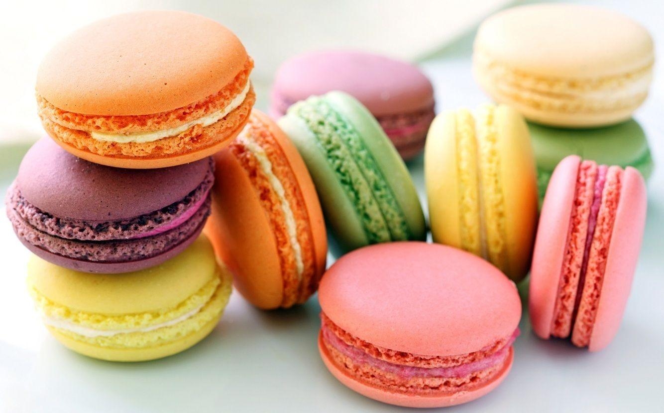 Macaron, Hintergrund, Farben, süß, Feingebäck, 1340x840 HD Desktop