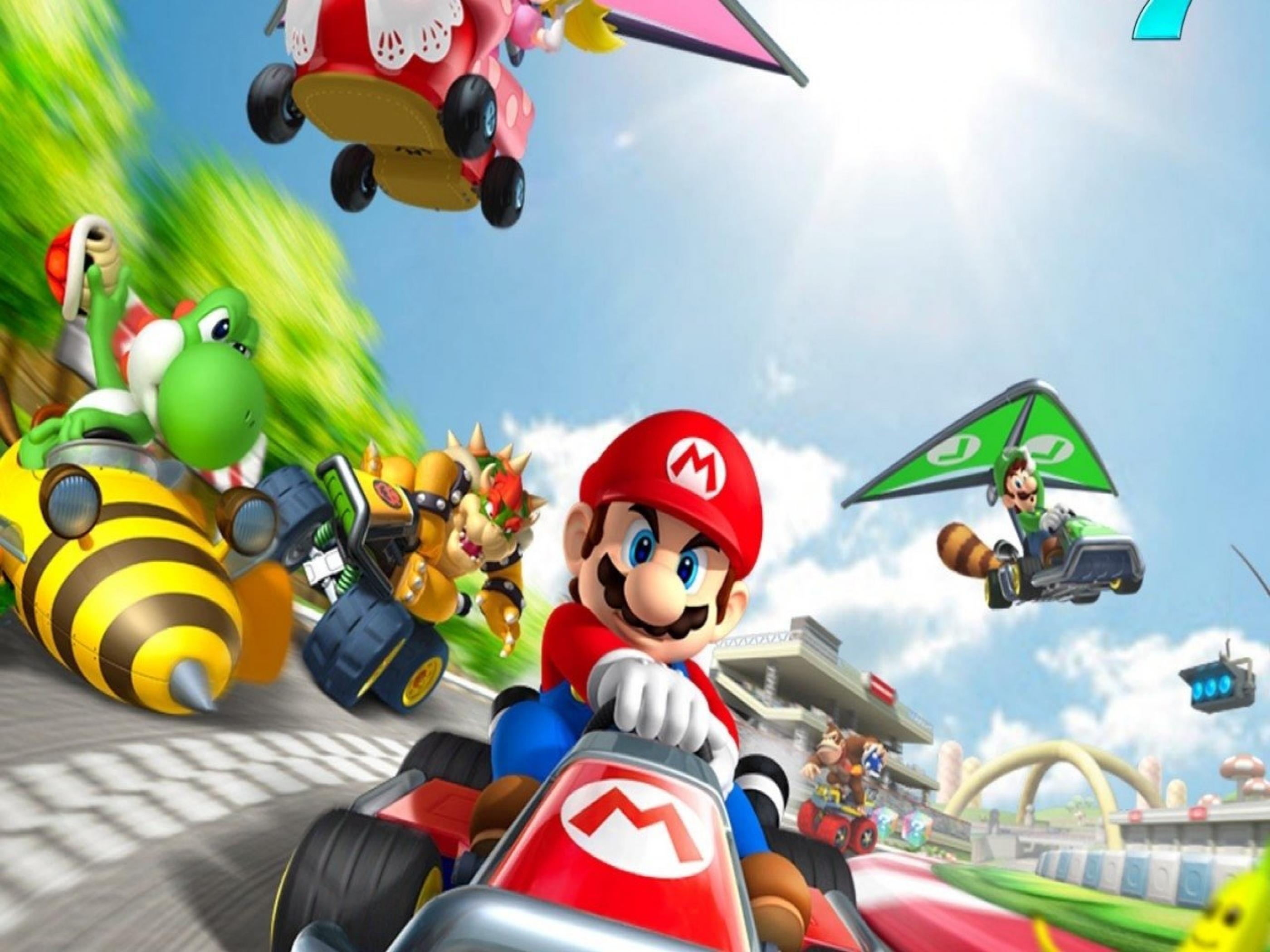 Mario Kart, Nintendo, Gaming, Rennen, Spaß, 2800x2100 HD Desktop