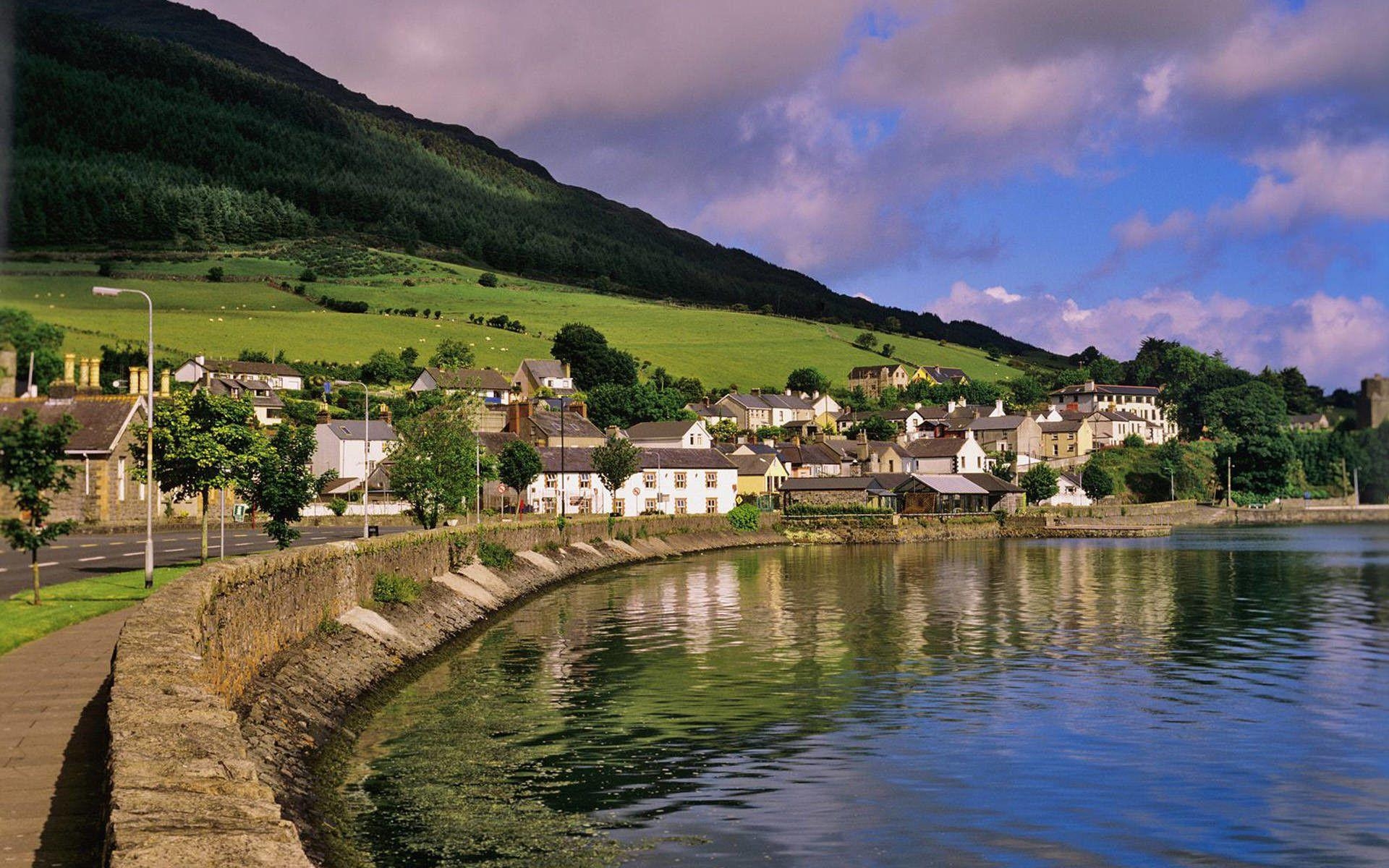 Irische Landschaft, Hintergrundbild, Irland, Reisen, Panorama, 1920x1200 HD Desktop