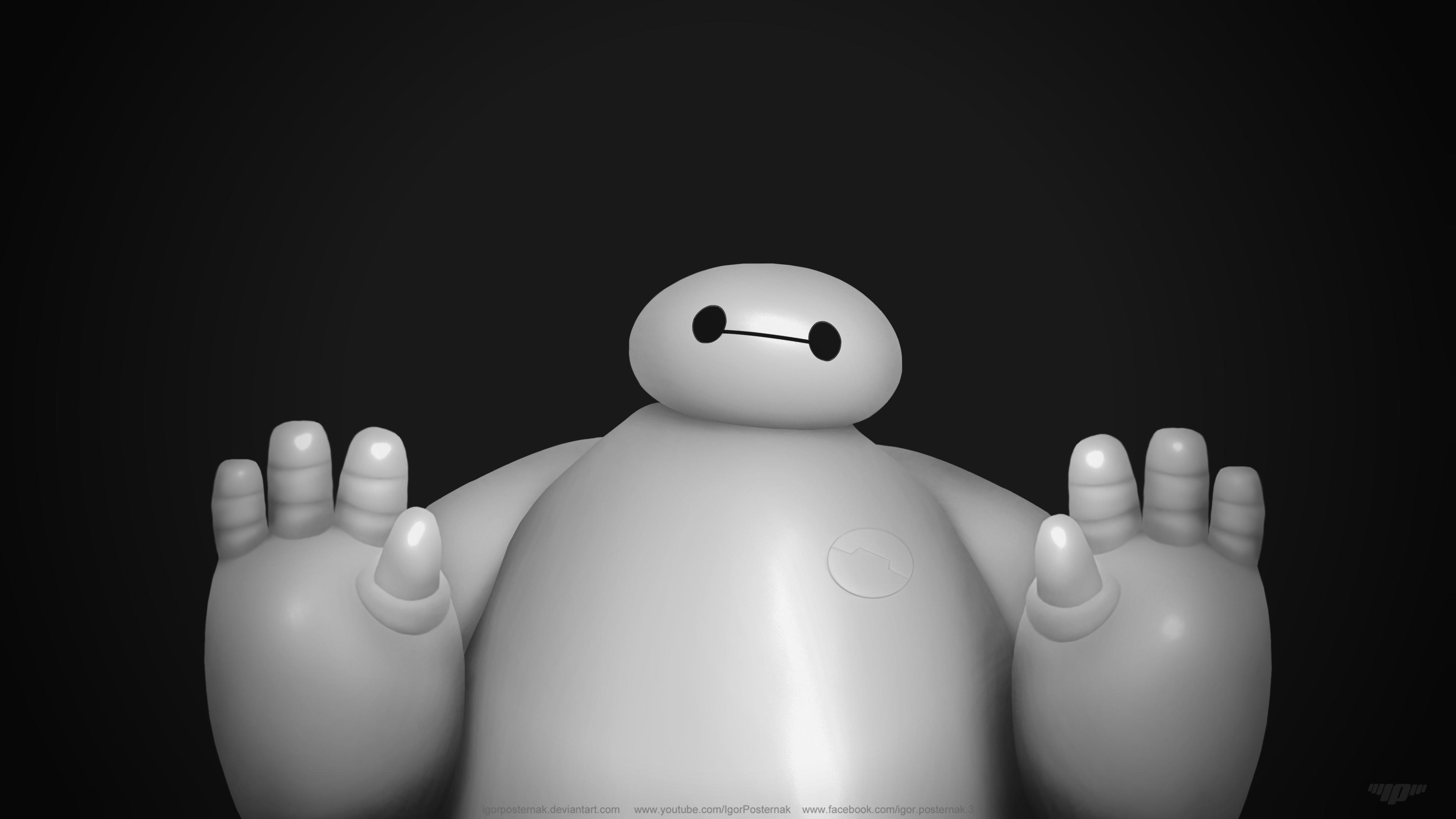 Großes Held 6, HD, Hintergrundbild, Baymax, Bild, 3840x2160 4K Desktop