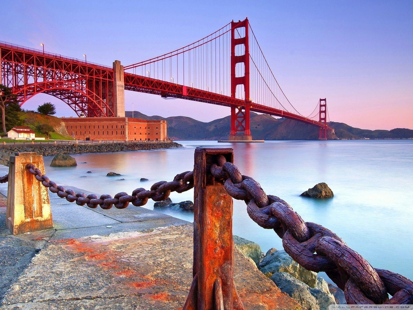 Golden Gate Bridge, San Francisco, 4K HD, Desktopbild, Küstenstadt, 1600x1200 HD Desktop