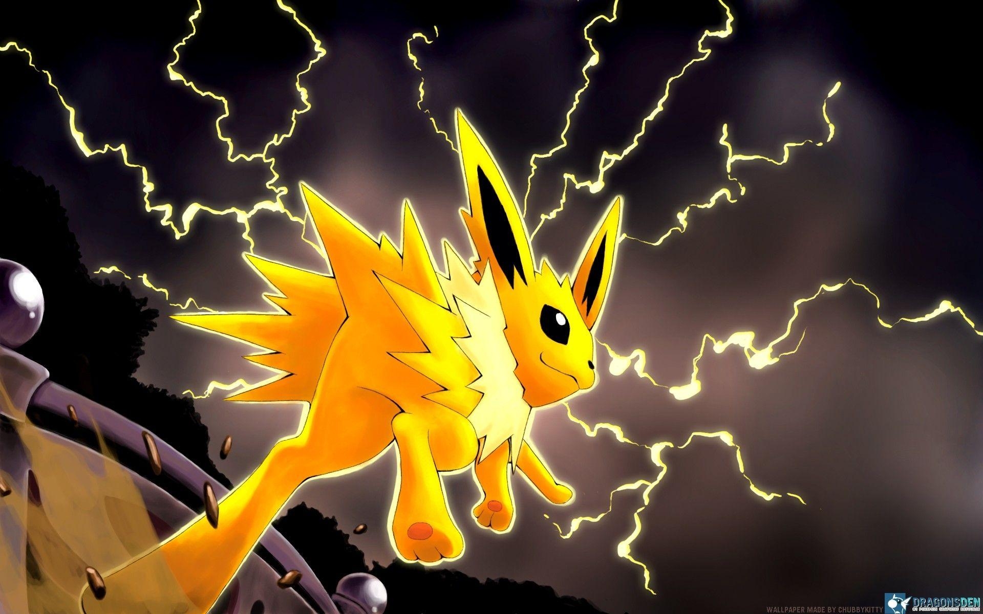 Jolteon, Pokémon, Videospiel, Anime, Blitzspiel, 1920x1200 HD Desktop