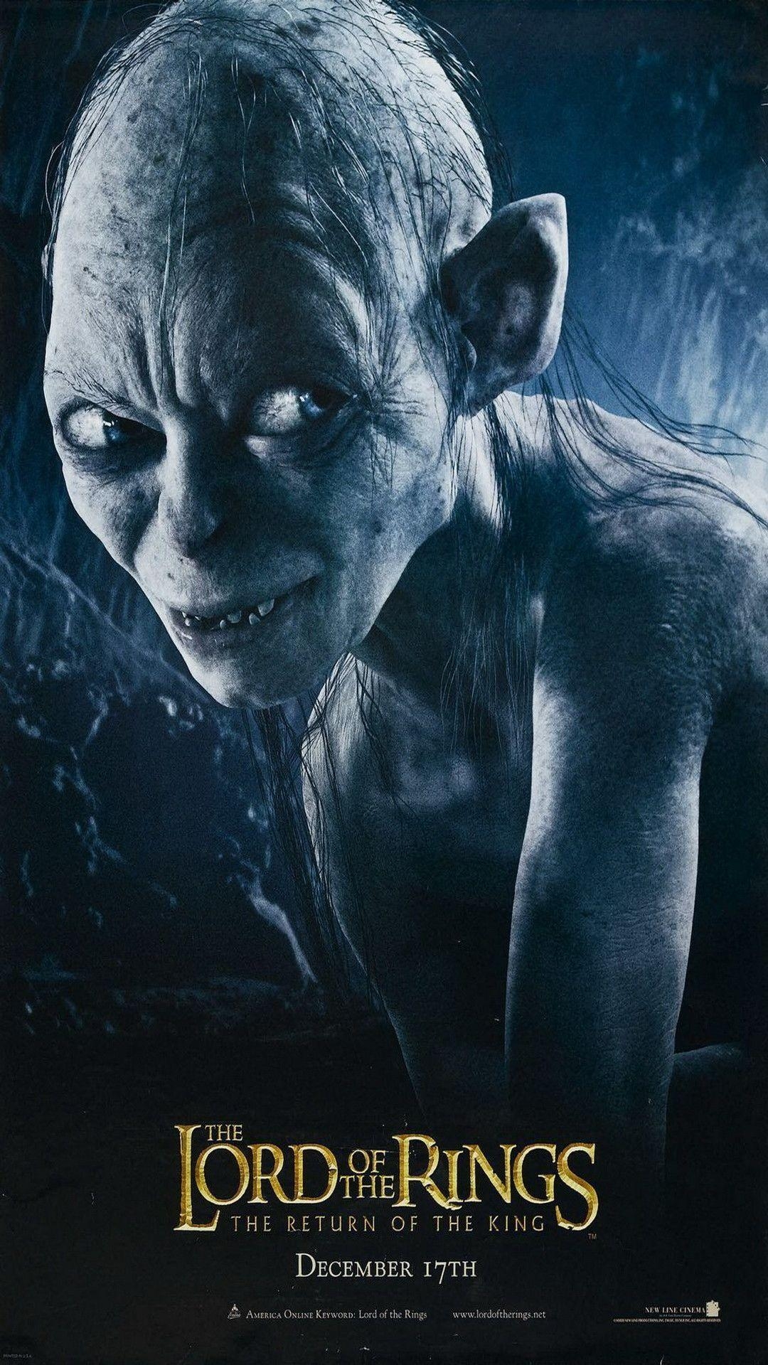 Gollum Filme, Fantasy, HD, Charakter, Herren, 1080x1920 Full HD Handy