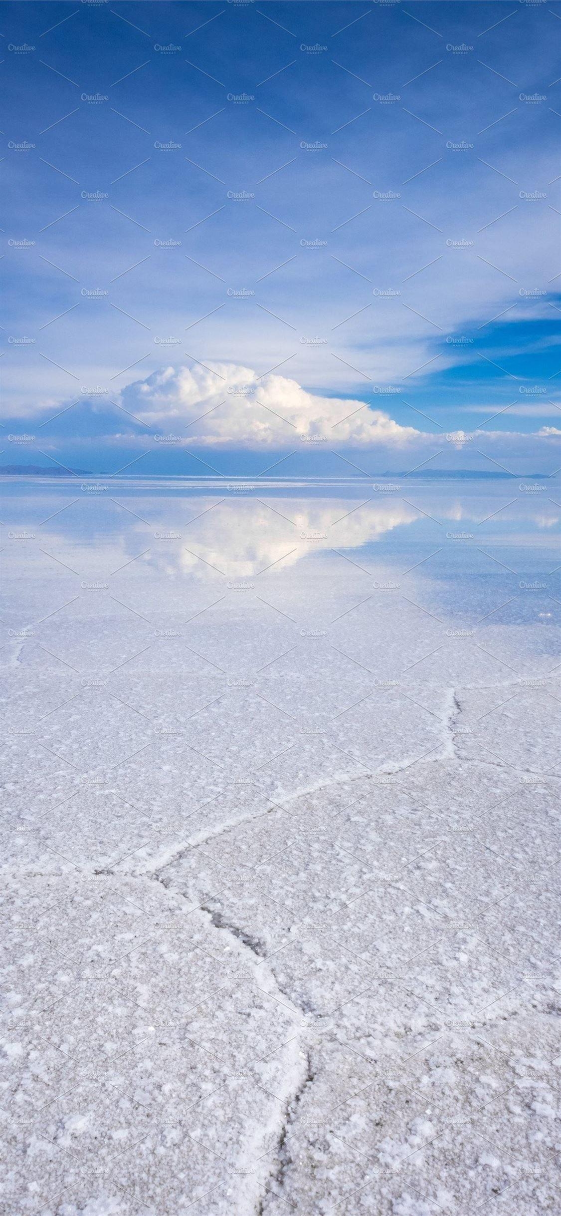 Salar de Uyuni, Bolivien, iPhone-X, Wüste, kostenlos, 1130x2440 HD Handy