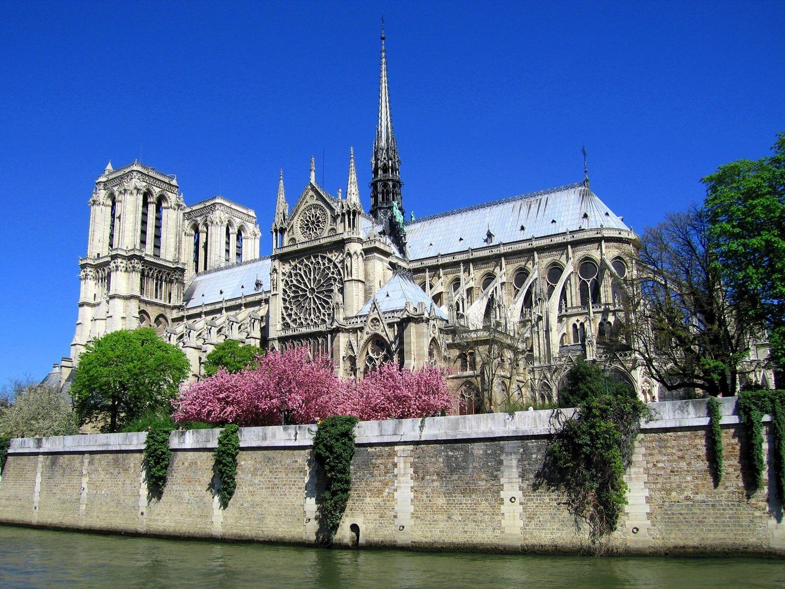 Notre Dame, Paris, Kathedrale, Hintergrund, 1200, 1600x1200 HD Desktop