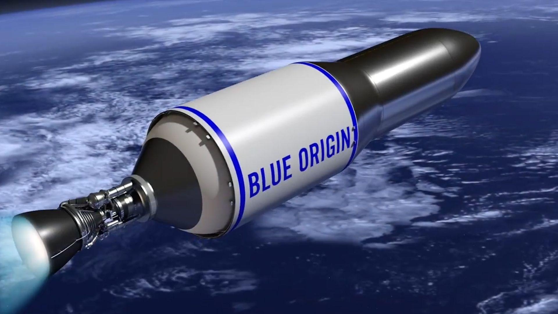 Blue Origin, Raketenstart, Neuer Antrieb, Raumfahrt, Technologie, 1920x1080 Full HD Desktop