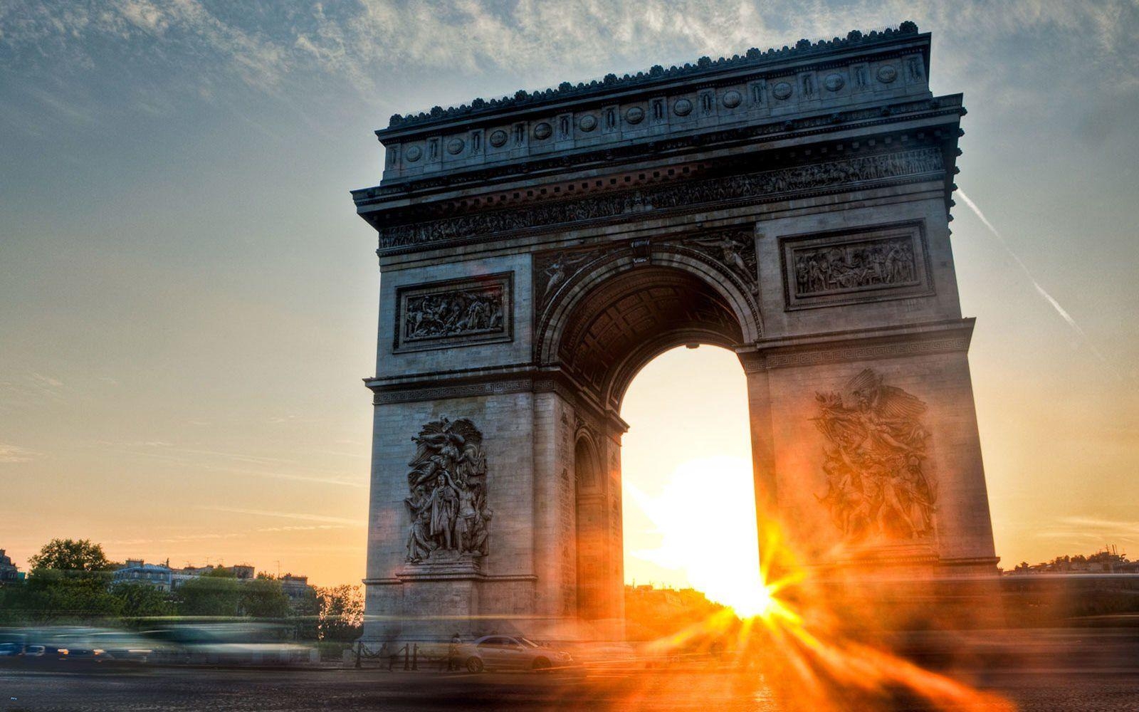 Arc de Triomphe, Paris, Reisen, Frankreich, Architektur, 1600x1000 HD Desktop