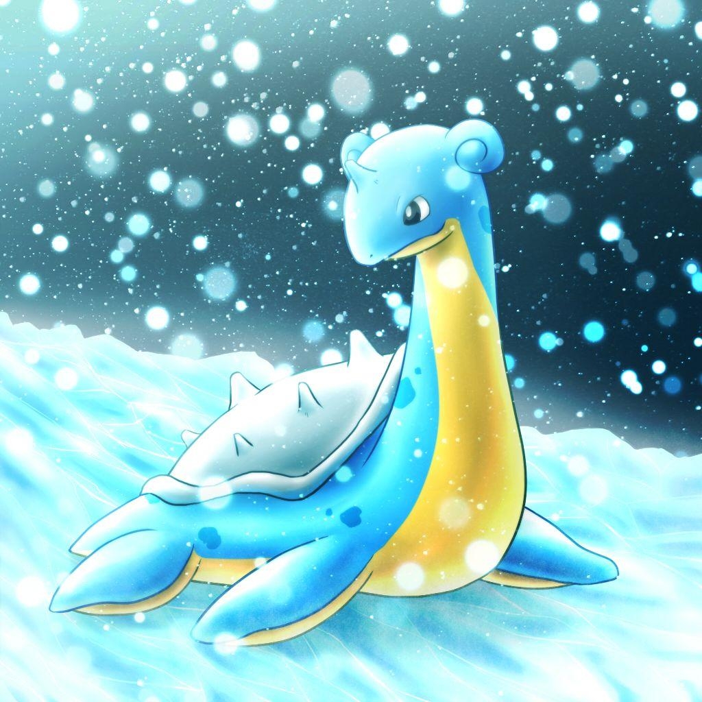 Lapras, Anime, Bild, Board, Kreatur, 1030x1030 HD Handy
