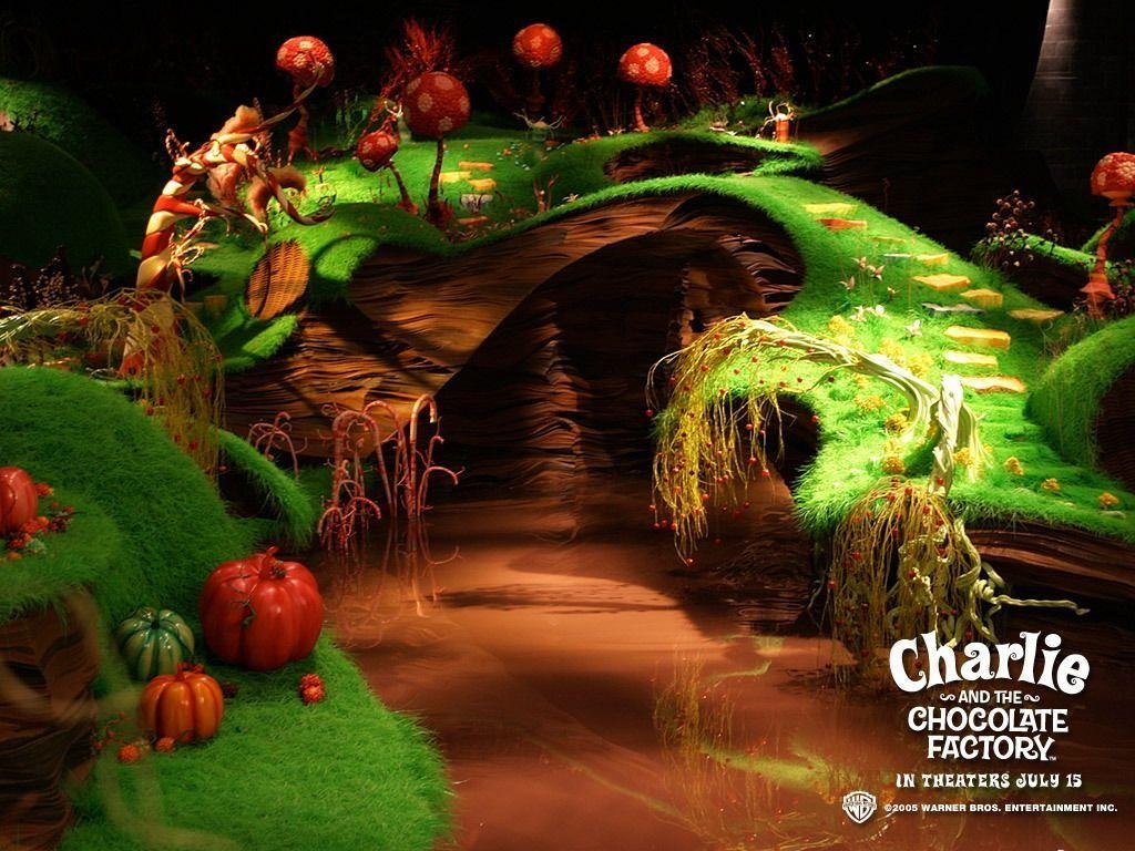 Tim Burton, Charlie, Schokoladenfabrik, Wonka, Schokolade, 1030x770 HD Desktop