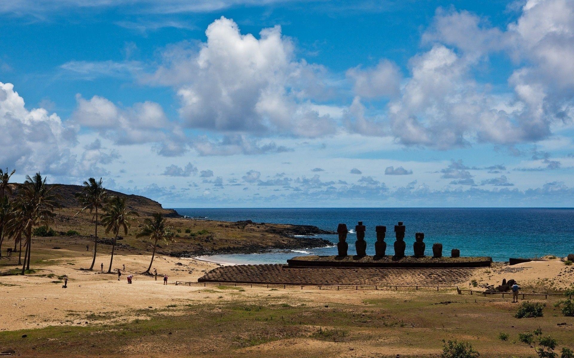 Osterinsel, Statuen, Moai, Reisen, Kultur, 1920x1200 HD Desktop