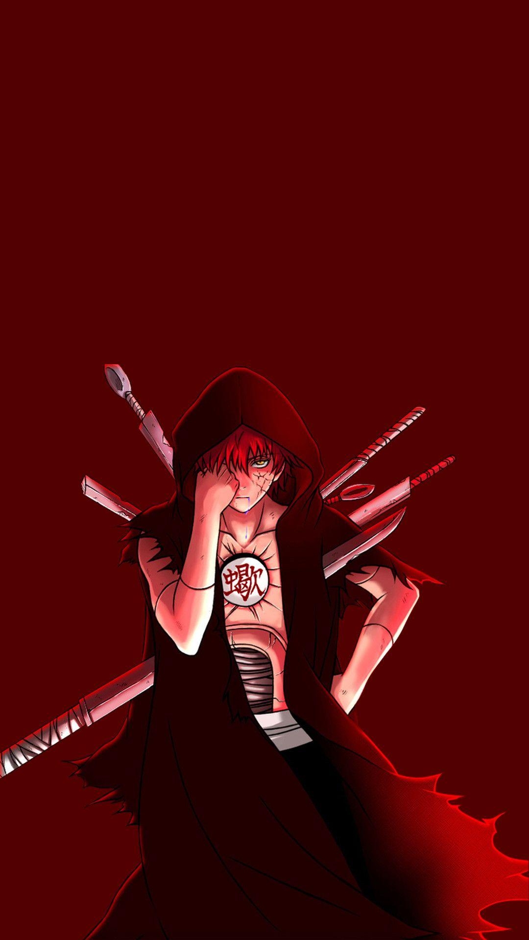 Sasori, Akatsuki, Hidan, Naruto, Anime, 1080x1920 Full HD Handy