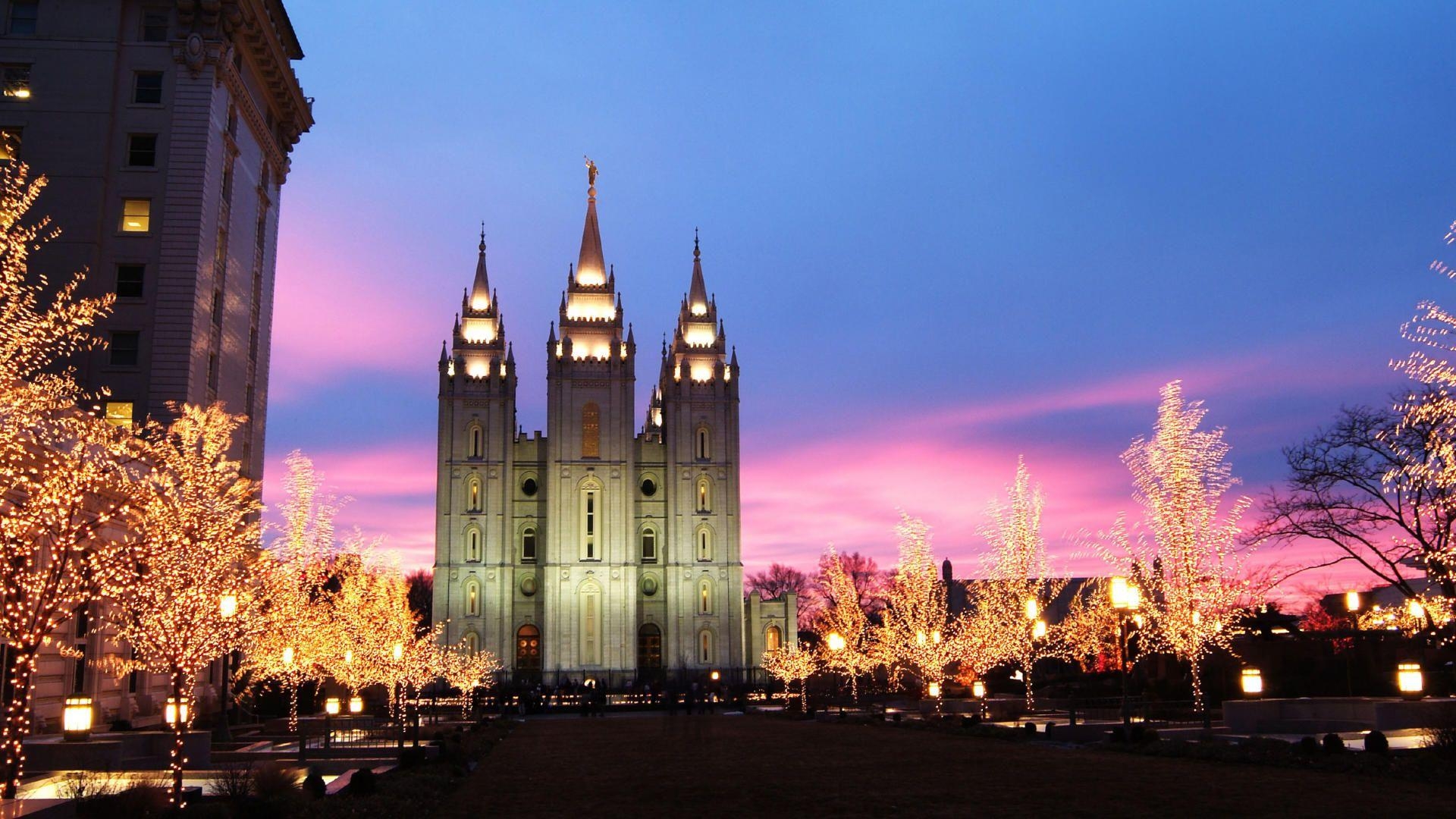 Salt Lake Tempel, Reisen, Mormone, Utah, Kultur, 1920x1080 Full HD Desktop