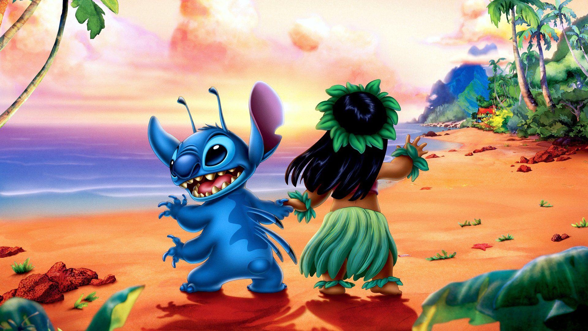 Lilo und Stitch, HD, Cartoon, Disney, 1920x1080 Full HD Desktop