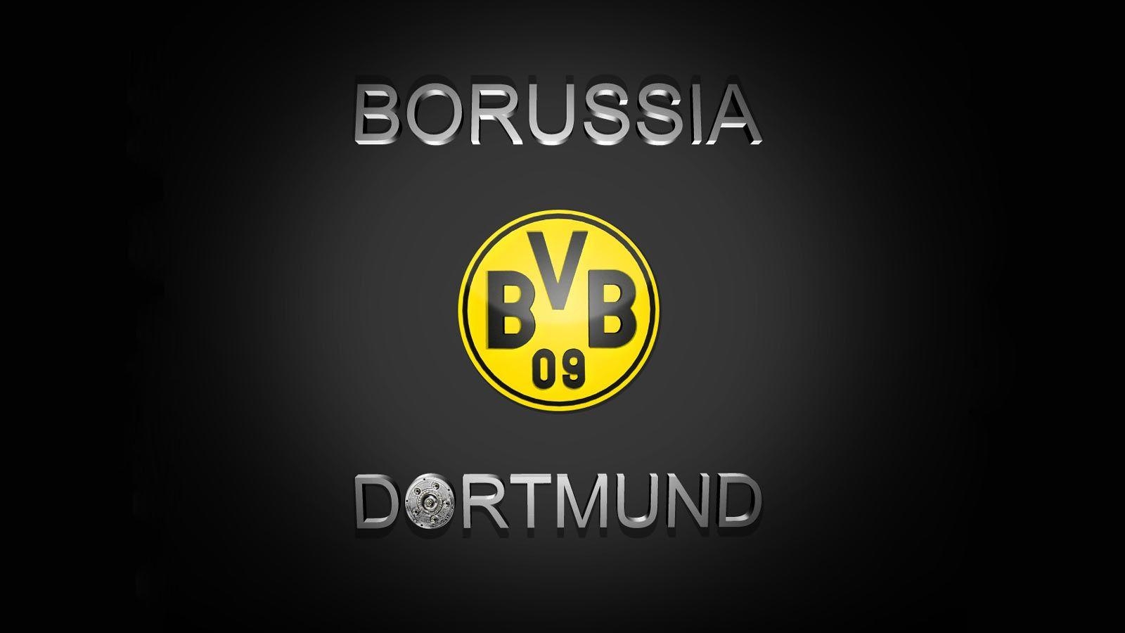 Borussia Dortmund, Logo, Markenzeichen, Desktophintergrund, Sport, 1600x900 HD Desktop