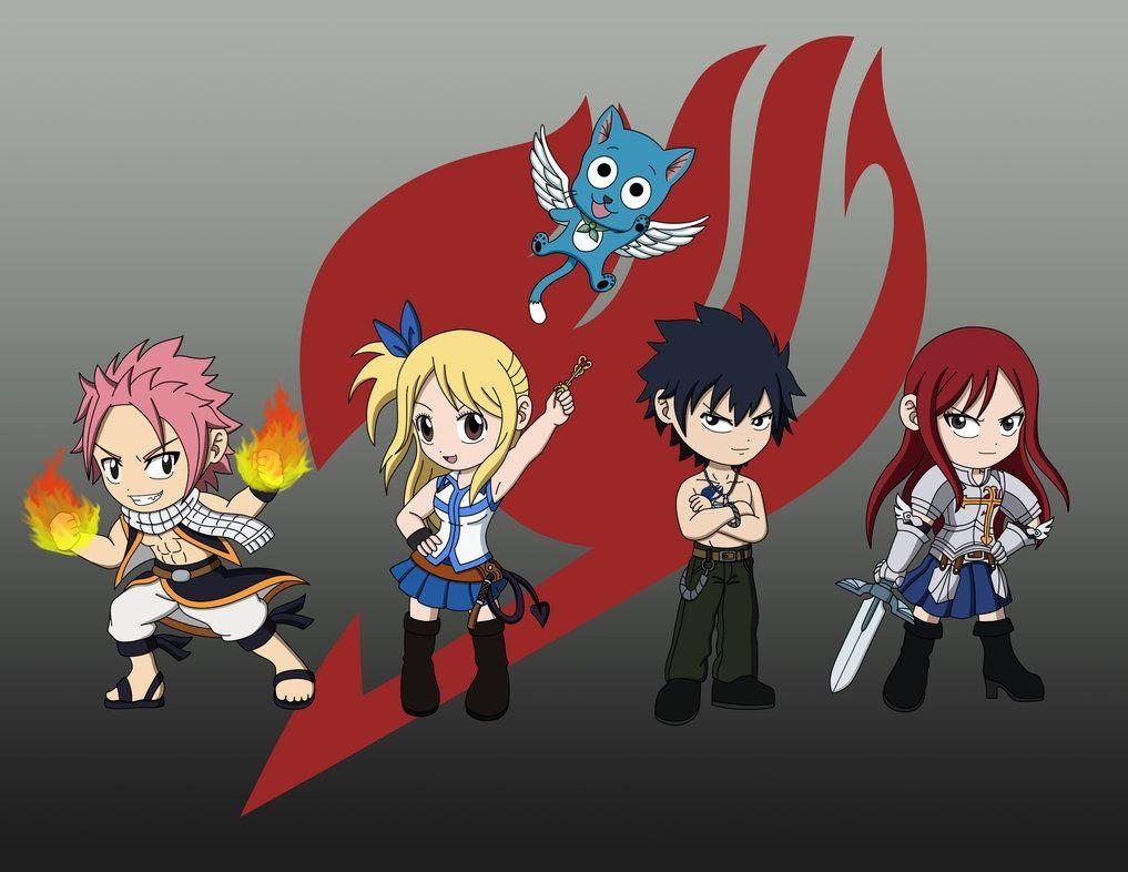 Chibi Fairy Tail, Natsu Dragneel, Manga, tolle Anime Bilder, HD Chibi, 1020x790 HD Desktop