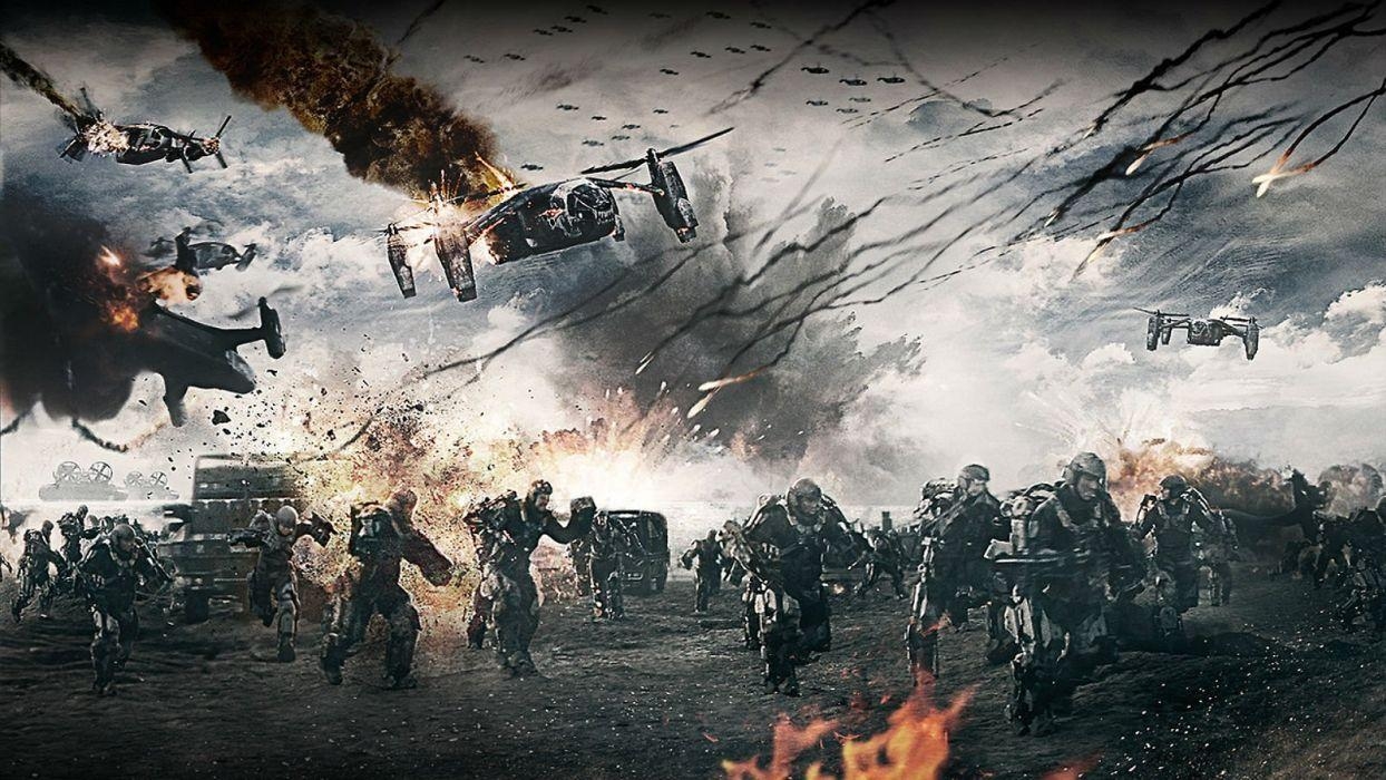 Edge of Tomorrow, Action, Sci-Fi, Krieger, Hintergrund, 1250x700 HD Desktop