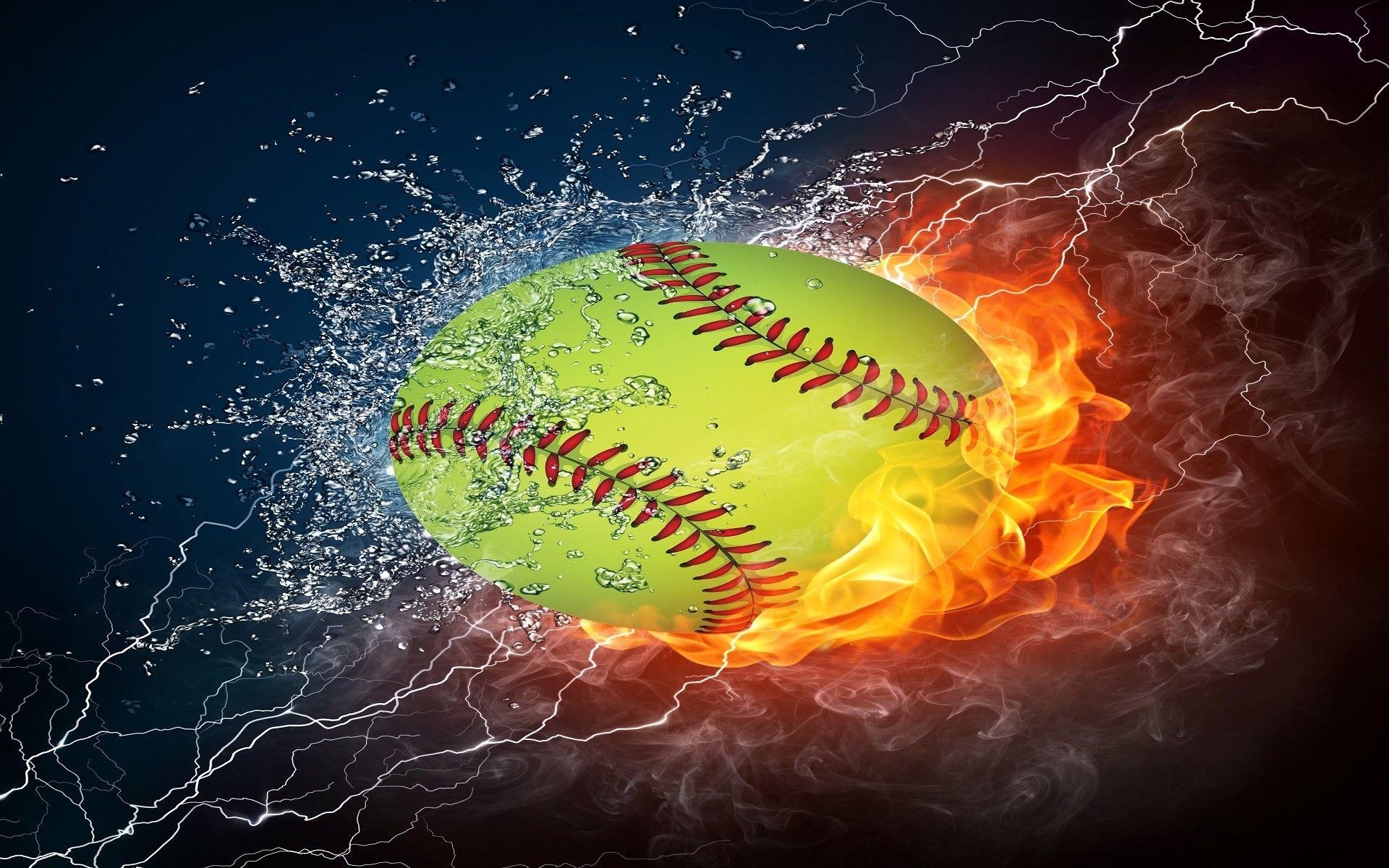 Softball, Hintergrund, kostenlos, HD, Herunterladen, 1920x1200 HD Desktop