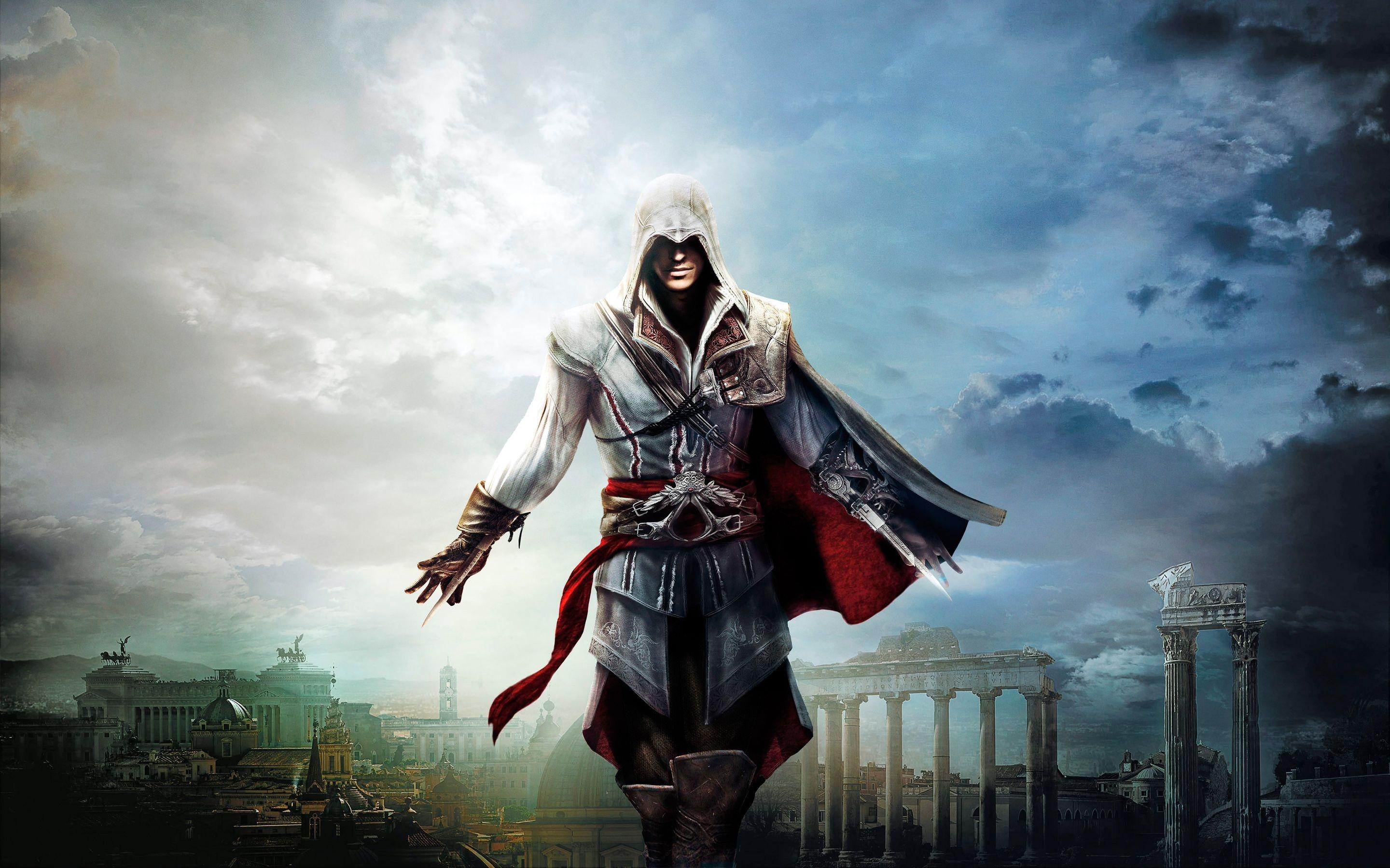 Ezio Auditore, Assassins Creed, 4K, Die Ezio Collection, Gaming, 2880x1800 HD Desktop