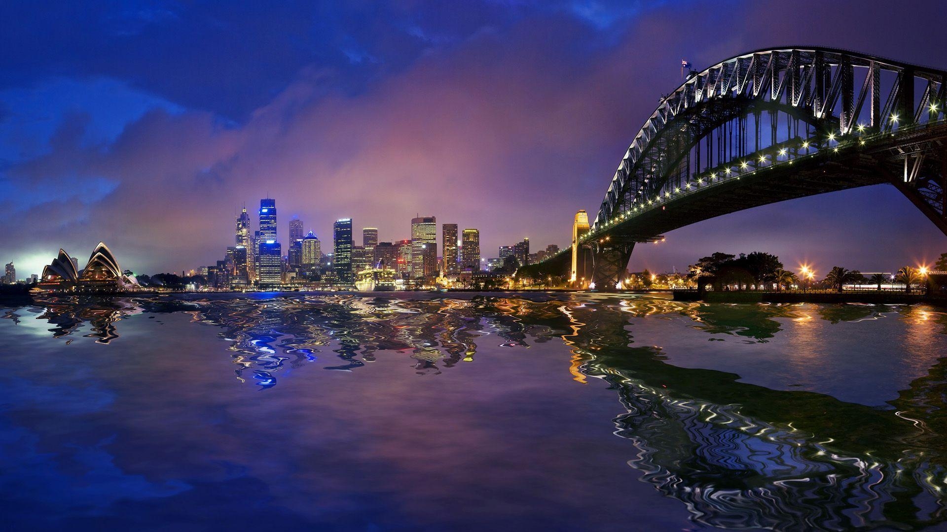 Sydney, Hafenbrücke, Stadtbild, Australien, HD, 1920x1080 Full HD Desktop