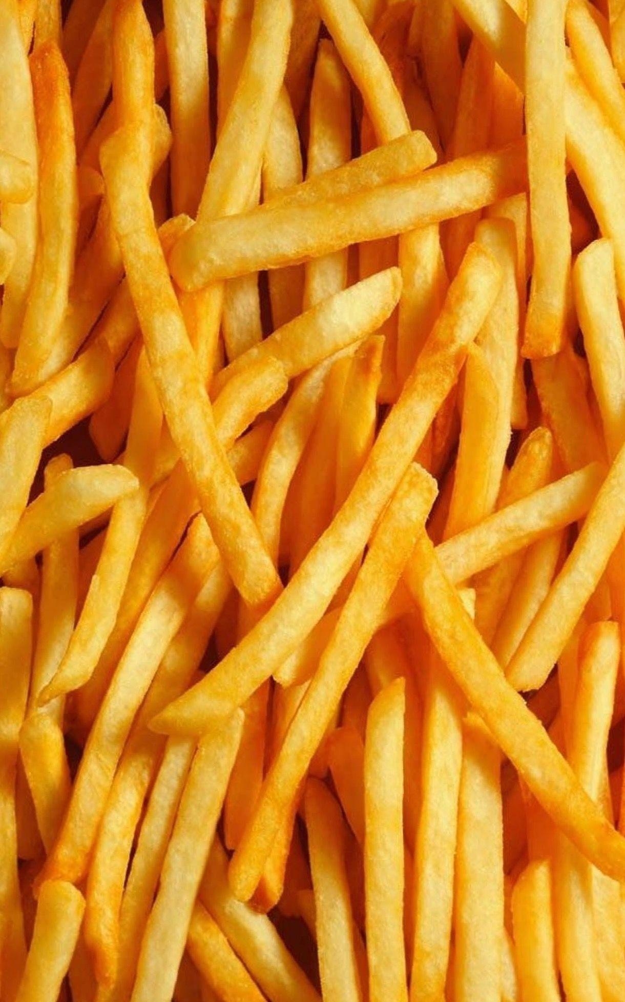 Pommes Frites, Essen, Handy, Hintergrund, Kulinarik, 1220x1960 HD Handy