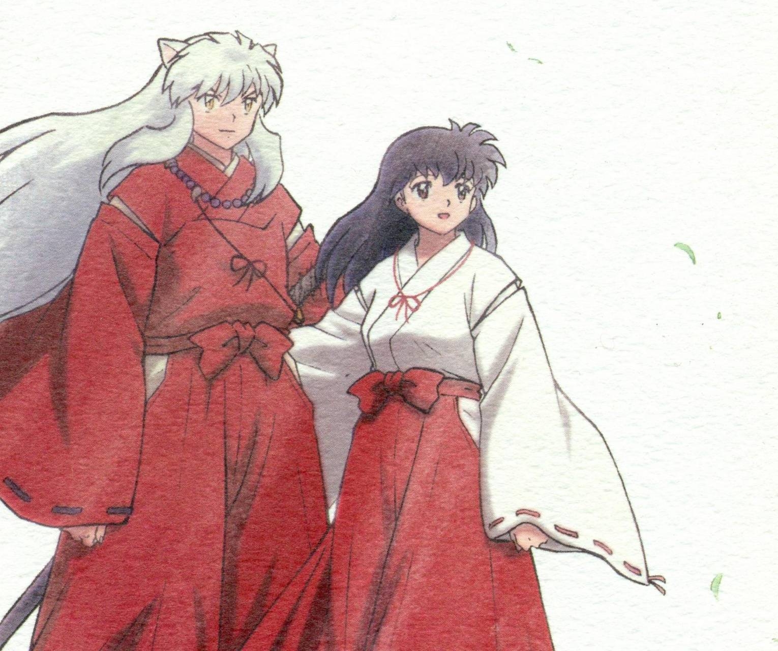 Inuyasha, Kagome, Anime, Hintergrund, Liebe, 1530x1280 HD Desktop