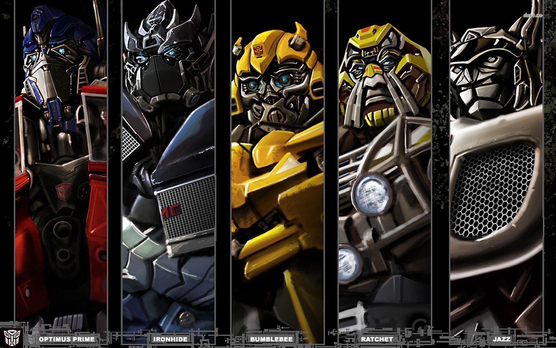 Ironhide, Optimus Prime, Bumblebee, Ratchet, Jazz, 1920x1200 HD Desktop