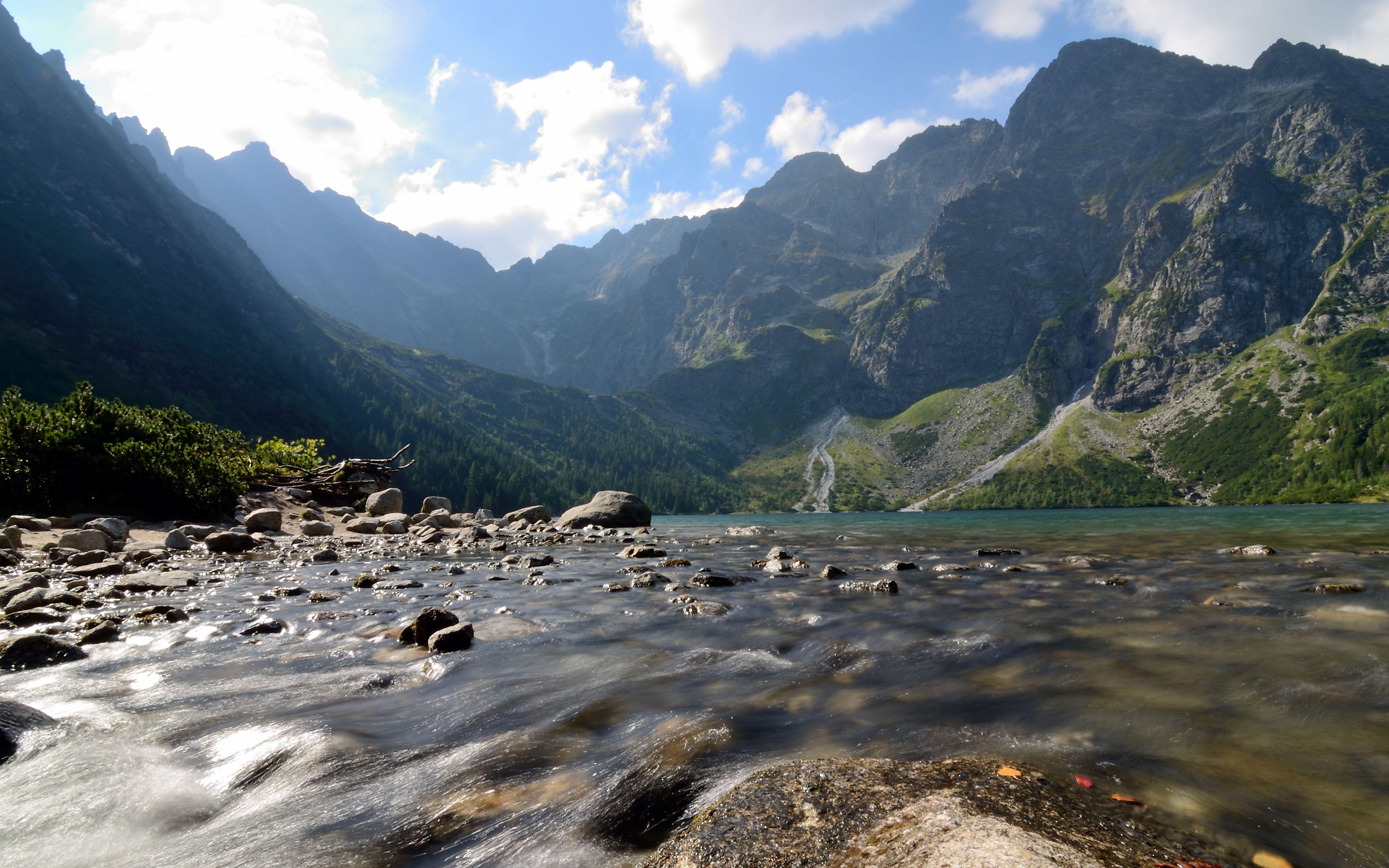 Polen Reisen, Gebirgssee, Natur, Landschaft, Regionale Schönheit, 3840x2400 4K Desktop