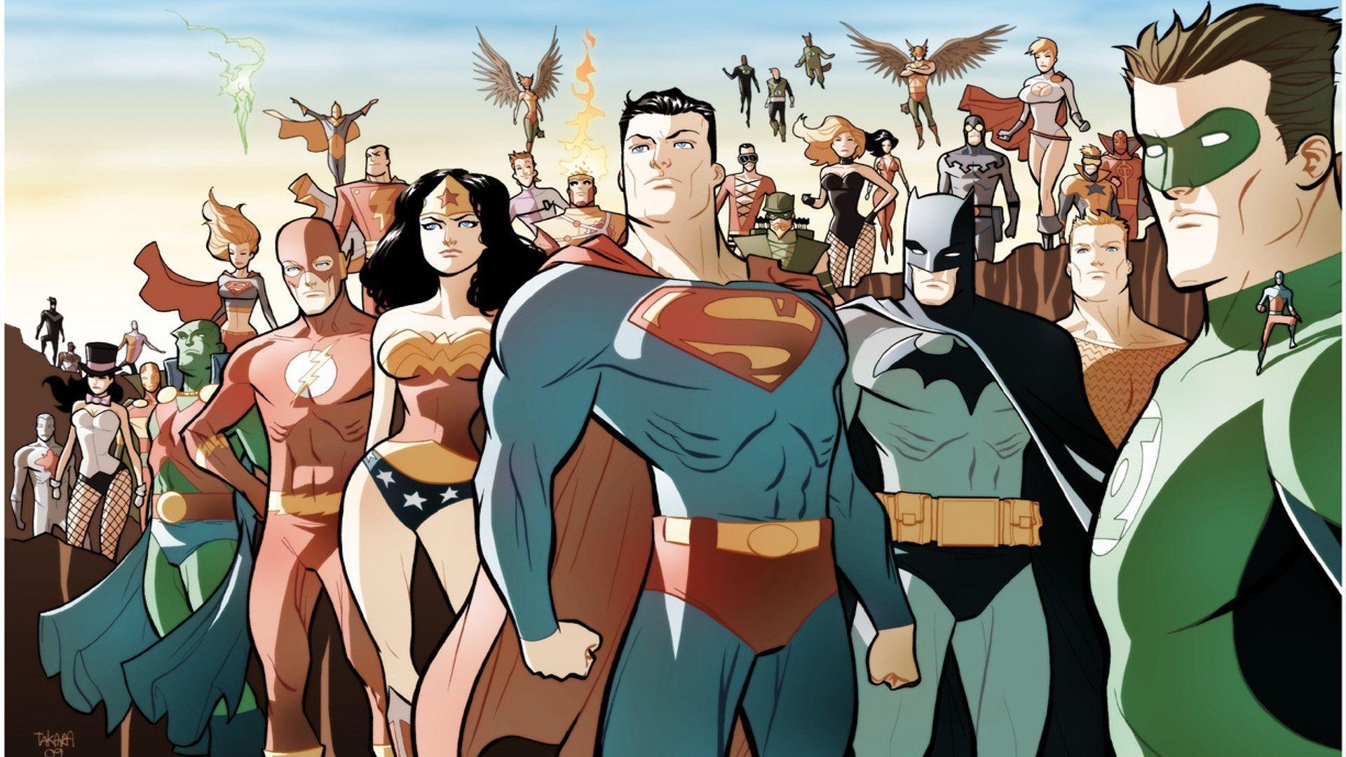 DC Helden, Grafik, Comic, Superhelden, Bild, 1920x1080 Full HD Desktop