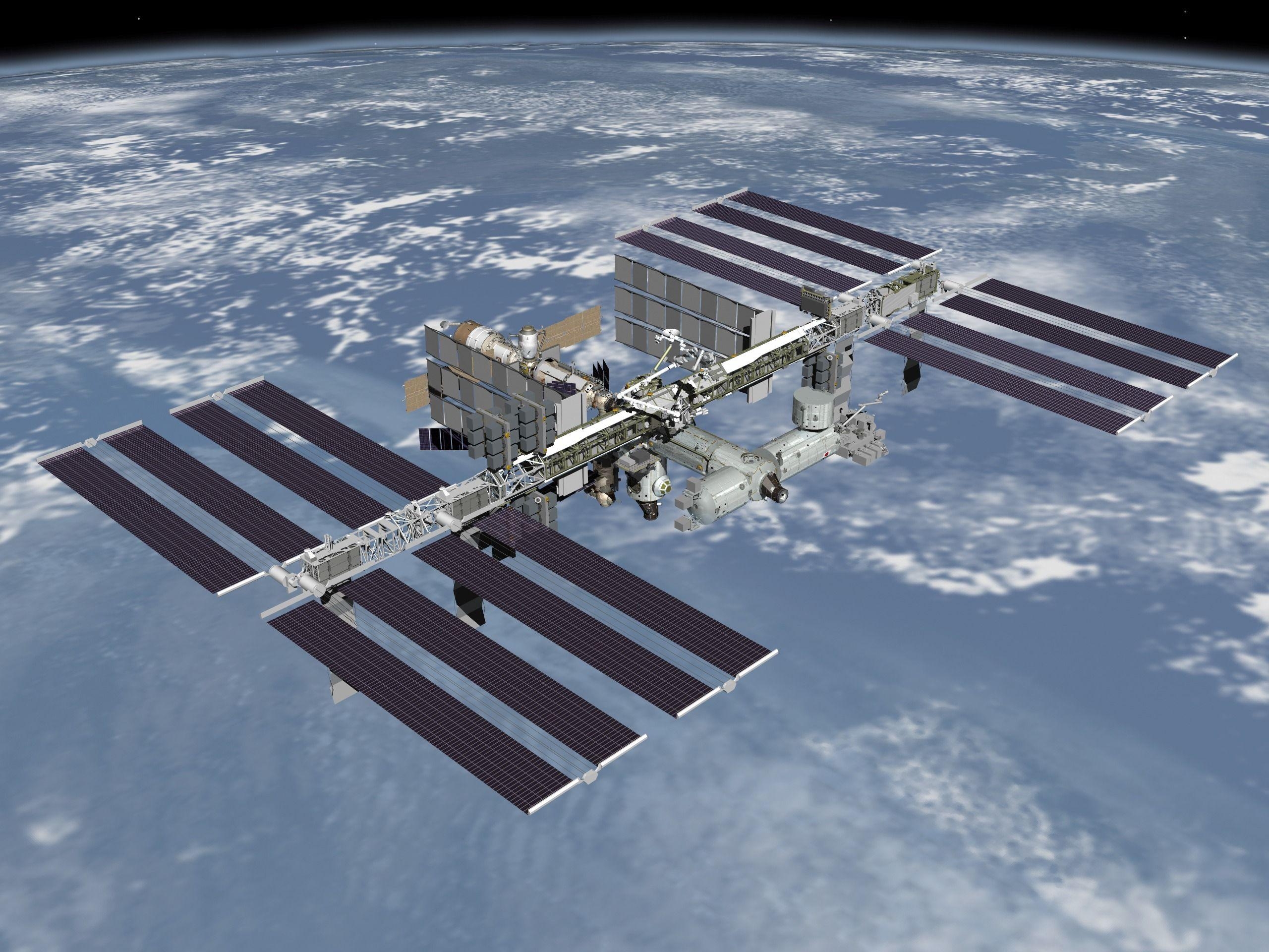 ISS, Internationale Raumstation, HD, Hintergrund, Weltraum, 2560x1920 HD Desktop