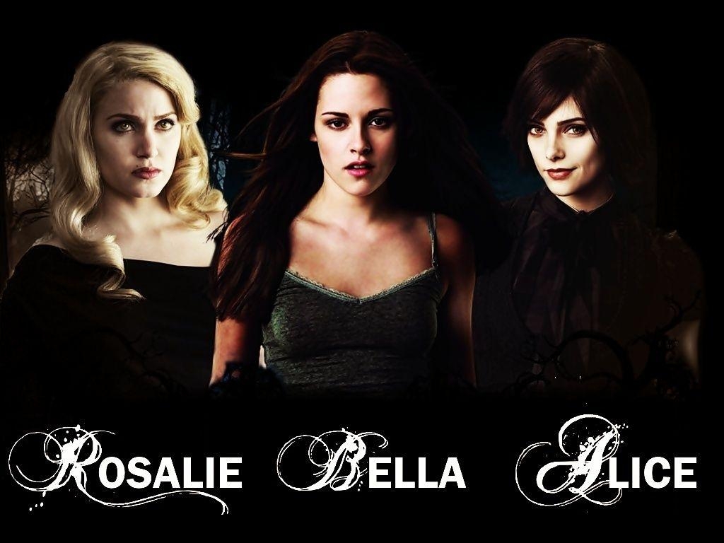 Rosalie Hale, Bella Swan, Alice Cullen, Twilight, Filmcharaktere, 1030x770 HD Desktop