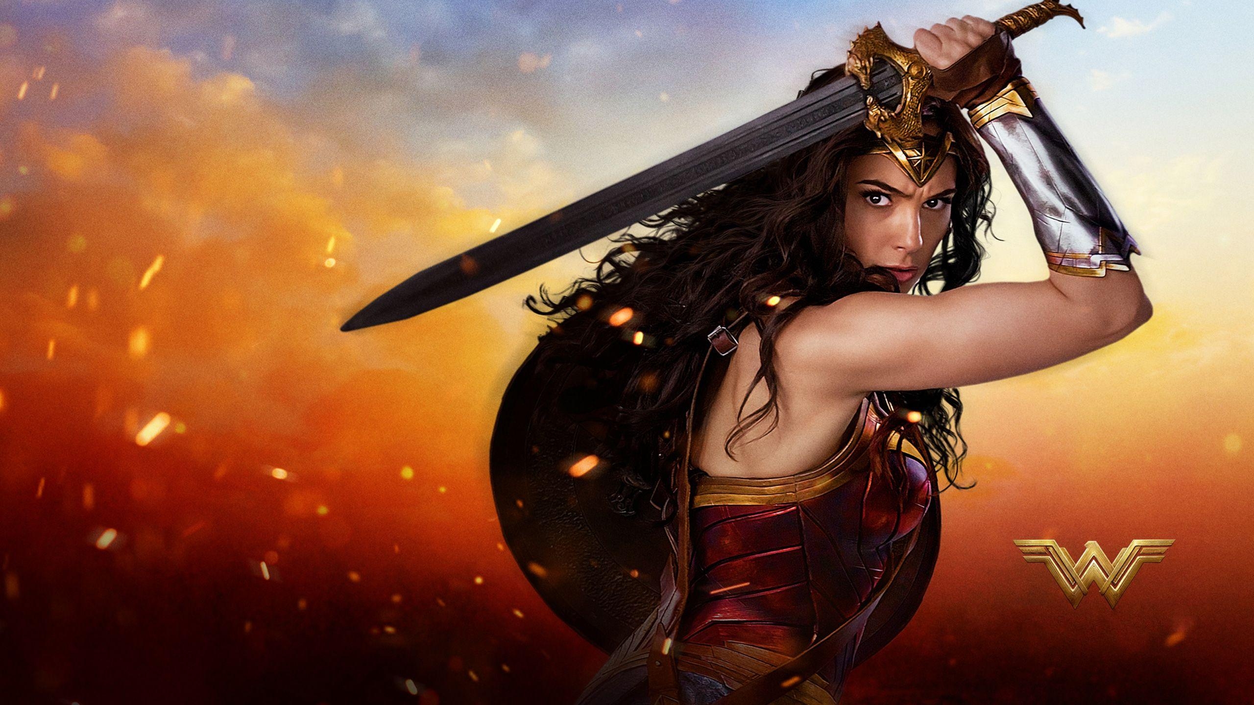 Wonder Woman, HD, Abenteuerfilm, Bild, 4K, 2560x1440 HD Desktop