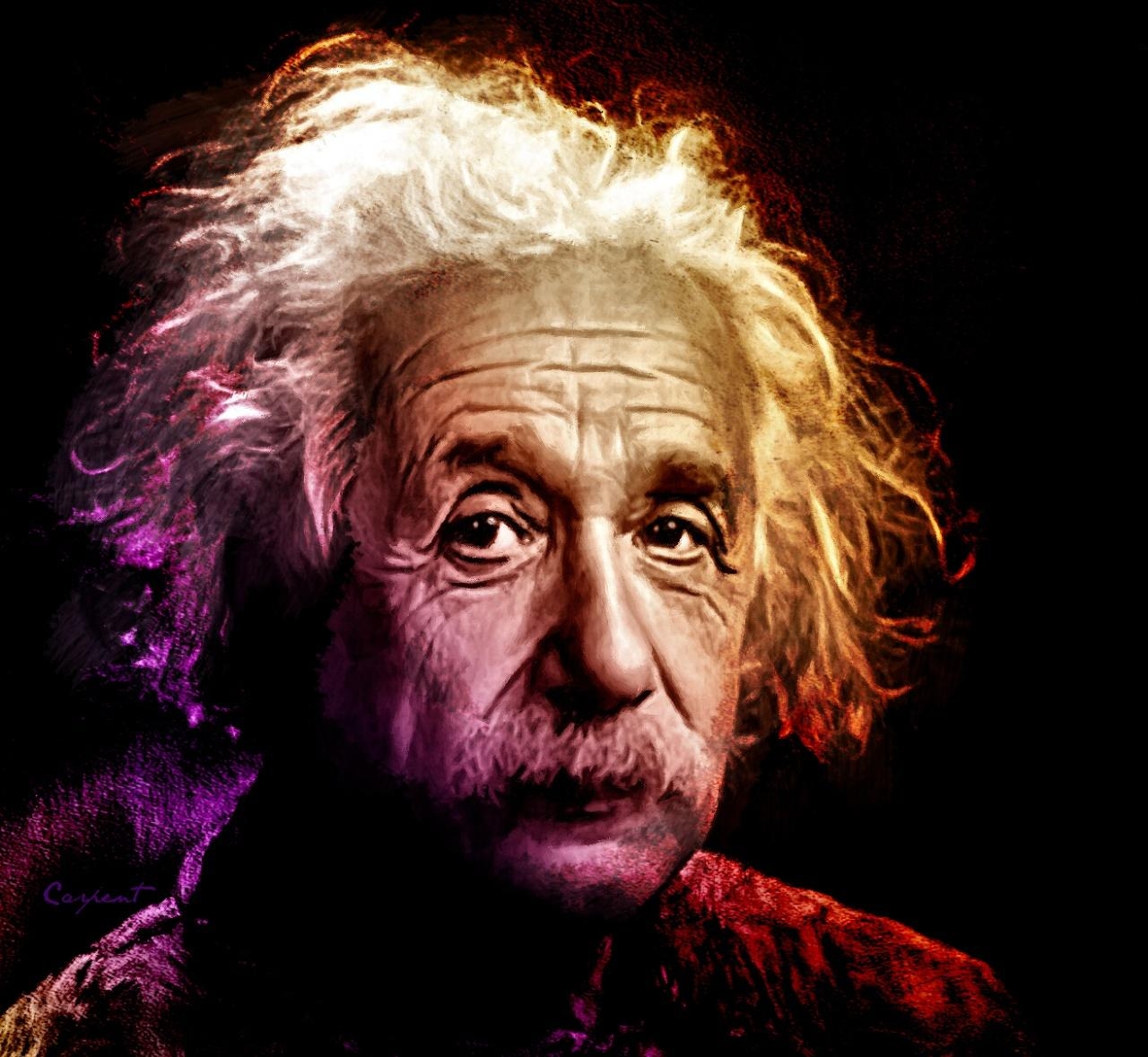 Albert Einstein, 6x1179, Physik, Wissenschaft, Genie, 1280x1180 HD Desktop