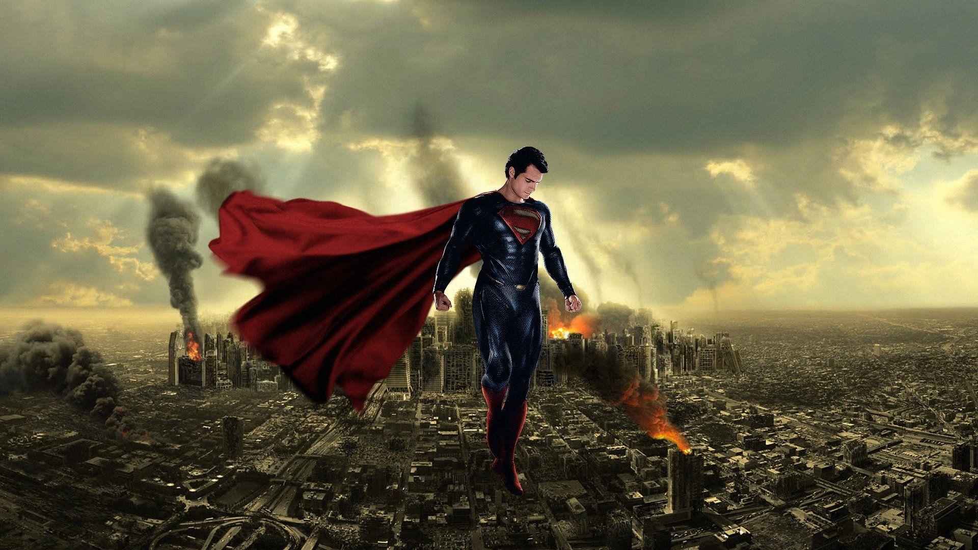 Superman, Man of Steel, HD, Hintergrund, Film, 1920x1080 Full HD Desktop