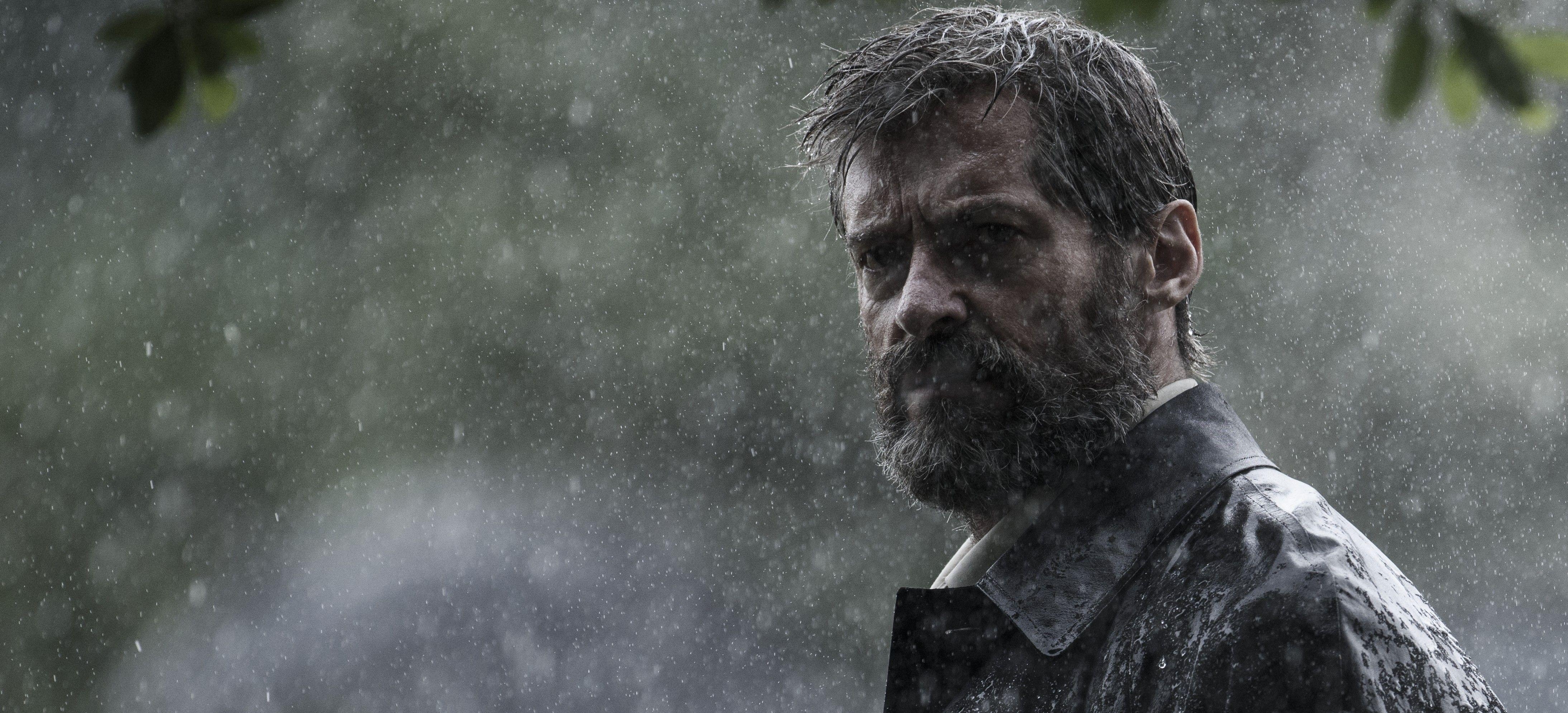 Hugh Jackman, Logan, Film, 4K, 4380x1990 4K Desktop